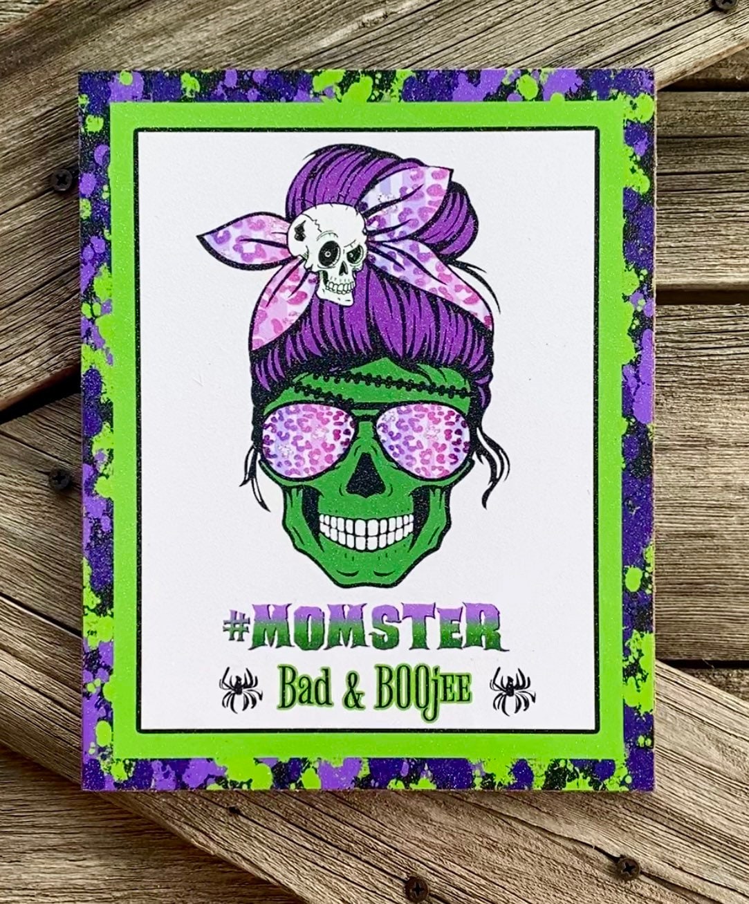 Bad and Boojee, Halloween Sign, Halloween Decor, Halloween Wall Art