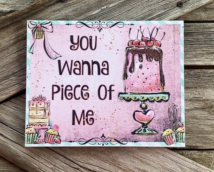 You Wanna Piece Of Me, Everyday Sign, Motivational Decor, Motivational Wall Art