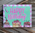 Happy Birthday Sign, Pink and Mint, Everyday Sign, Motivational Decor, Motivational Wall Art