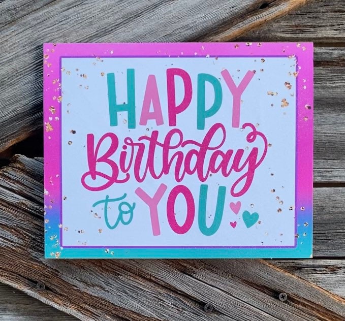 Happy Birthday Sign, Everyday Sign, Motivational Decor, Motivational Wall Art