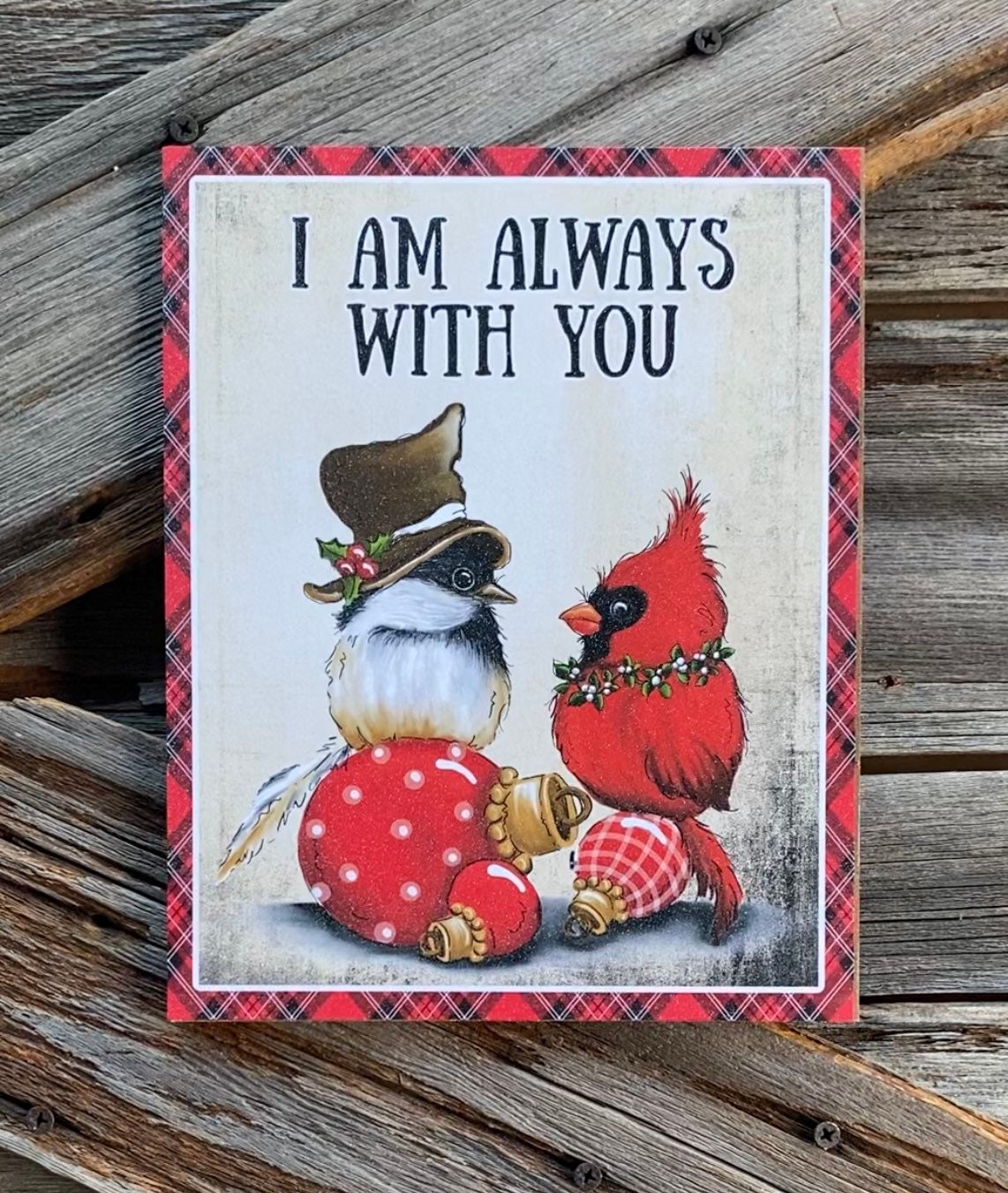 I Am Always With You, Christmas Sign, Christmas Decor, Christmas Wall Art