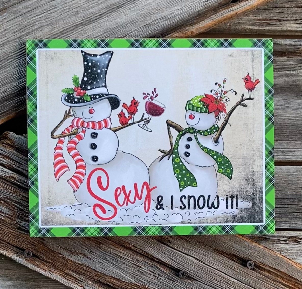 Sexy And I Snow It, Christmas Sign, Christmas Decor, Christmas Wall Art