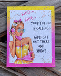 Time To Shine, Pink and Yellow, Everyday Sign, Motivational Decor, Motivational Wall Art