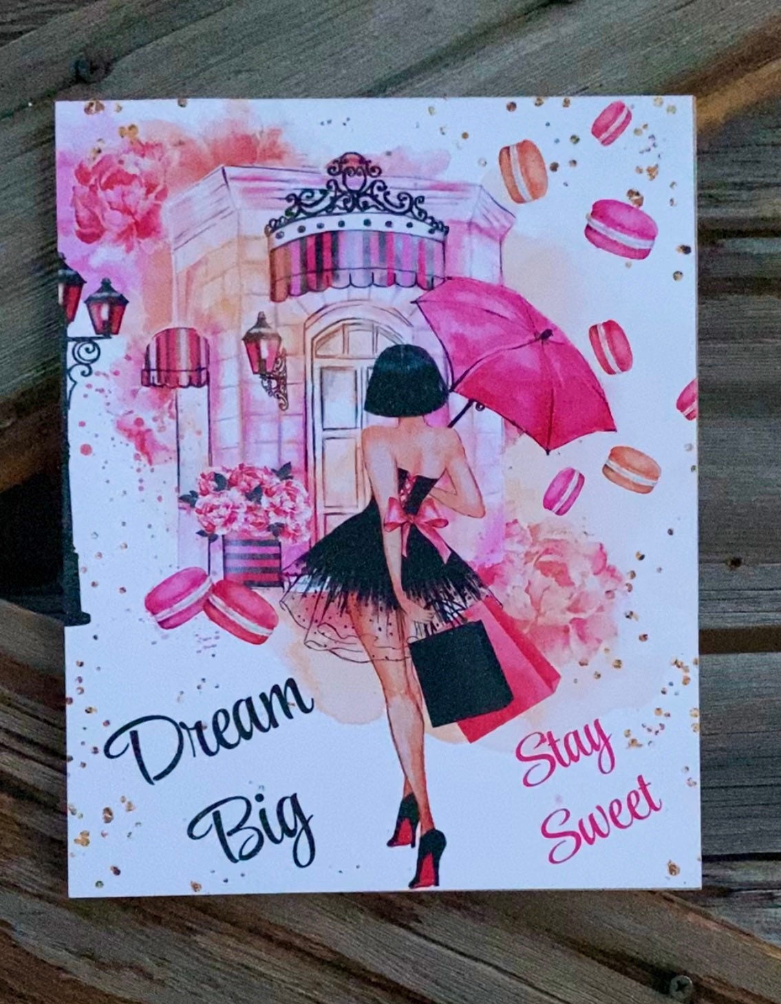 Dream Big Stay Sweet, Everyday Sign, Motivational Decor, Motivational Wall Art