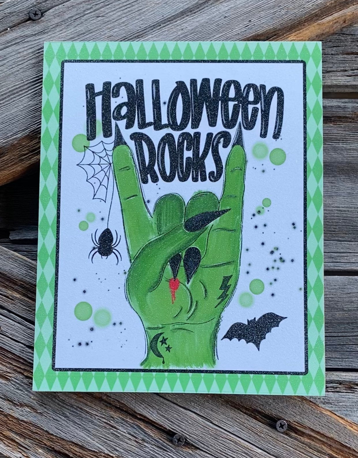 Halloween Rocks, Halloween Sign, Halloween Decor, Halloween Wall Art