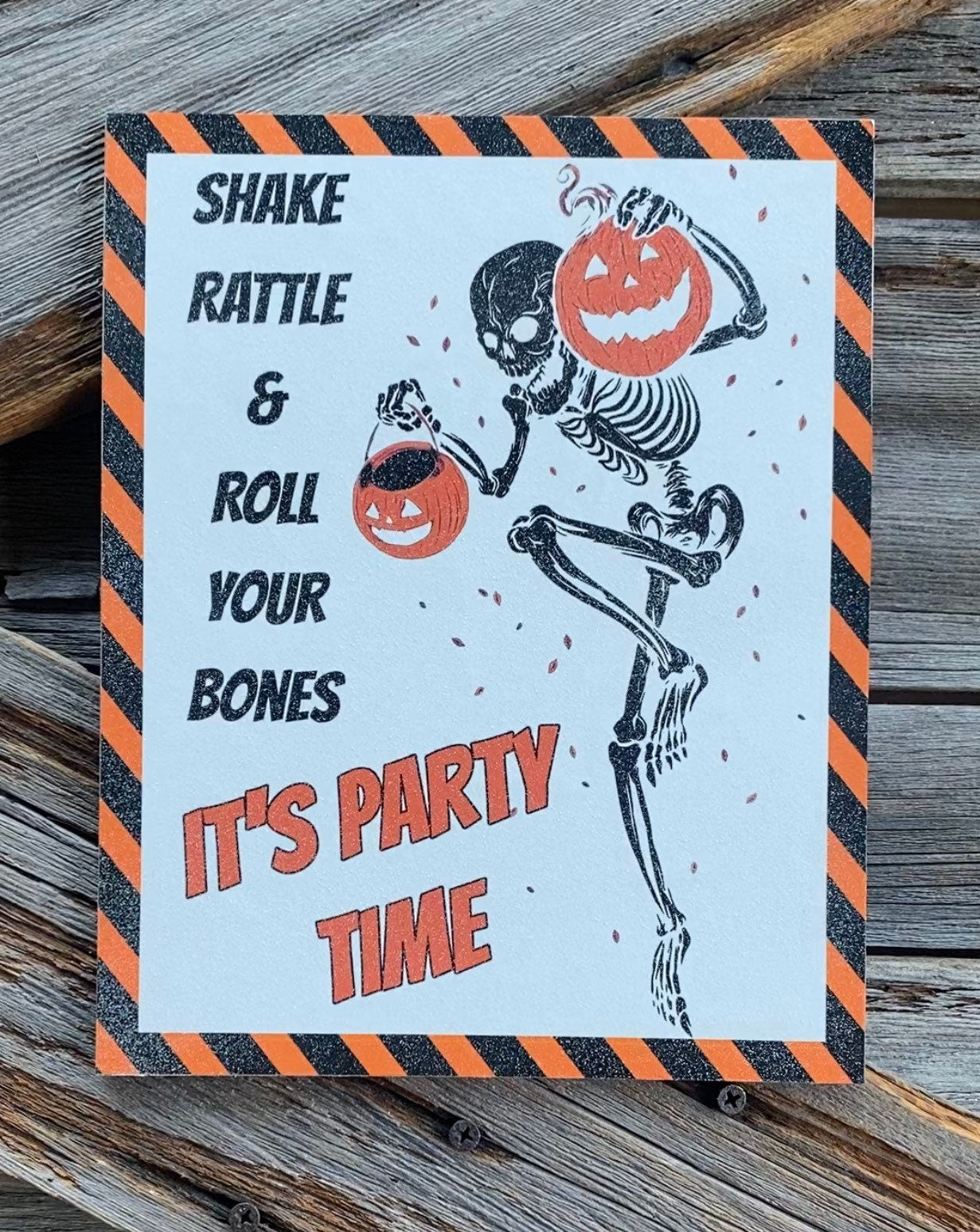 Shake Rattle & Roll, Halloween Sign, Halloween Decor, Halloween Wall Art