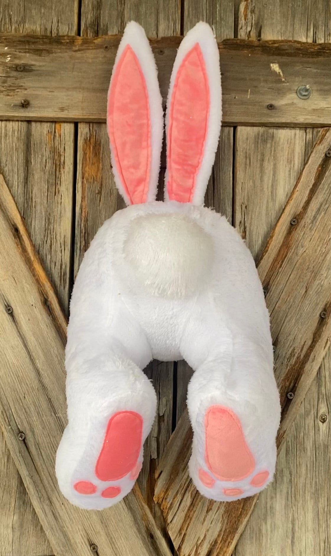 White Bunny Booty and Ears Attachment