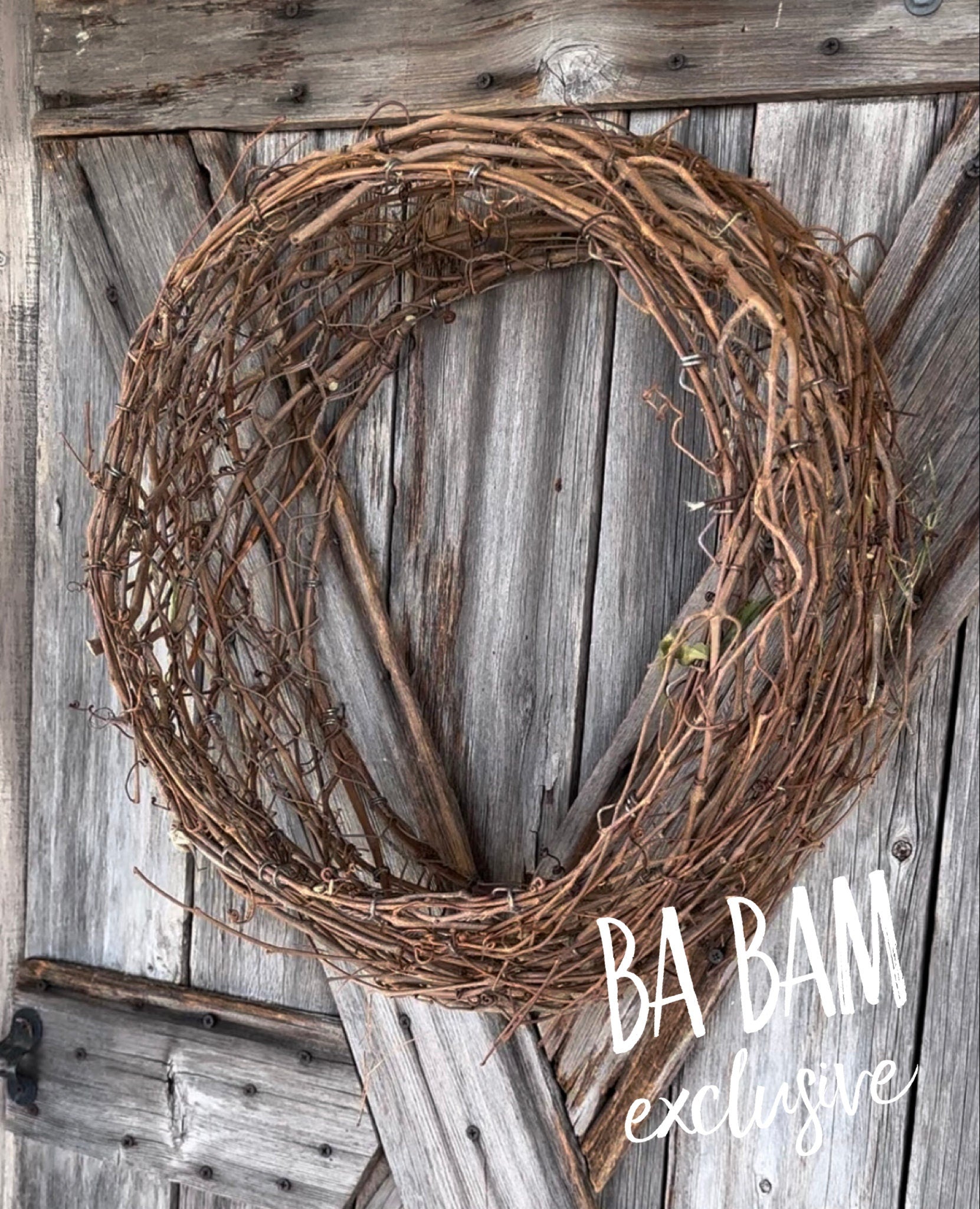 Grapevine Basket, 18 Inches, Wreath Supply