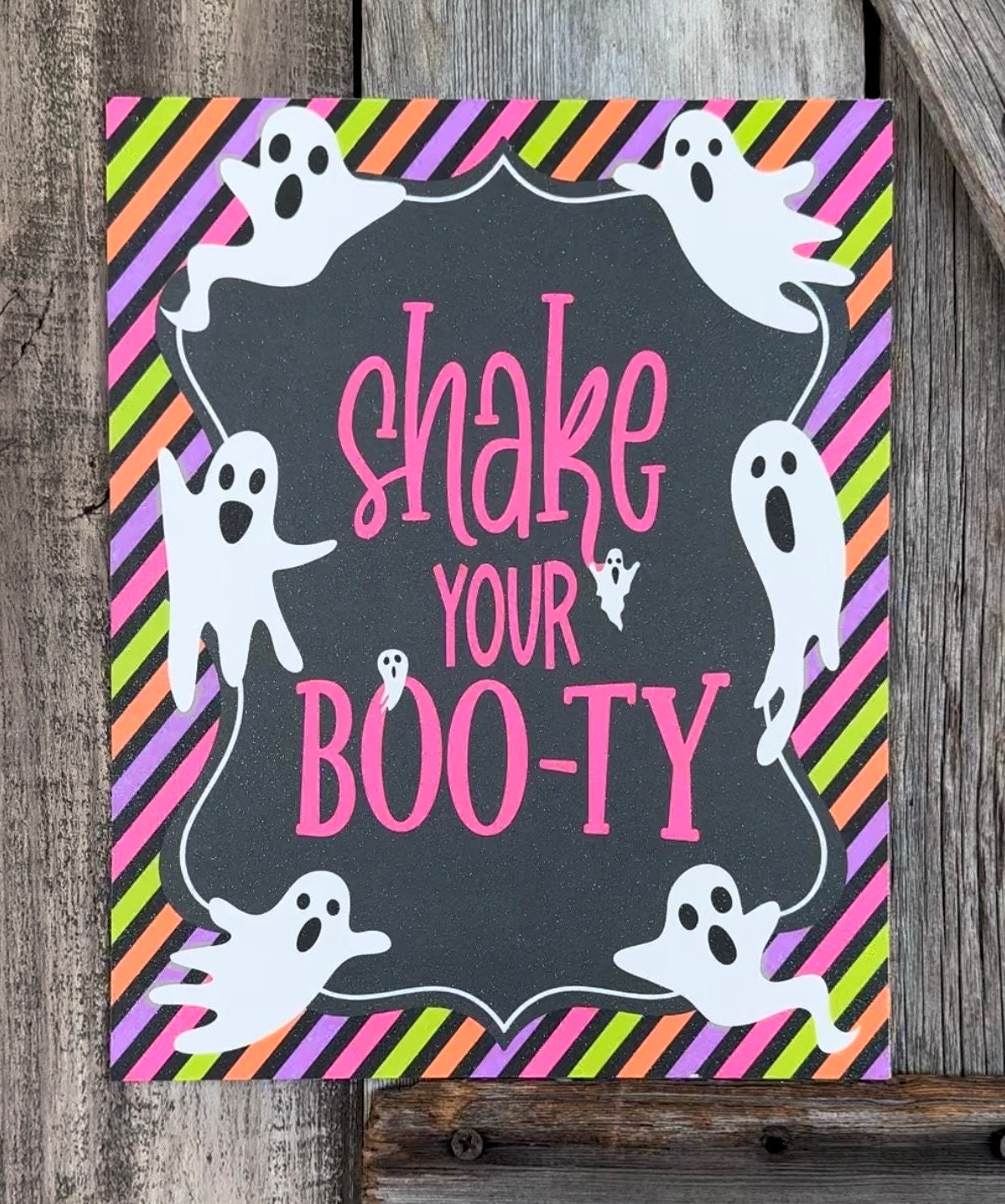Shake Your Booty, Halloween Sign, Halloween Decor, Halloween Wall Art