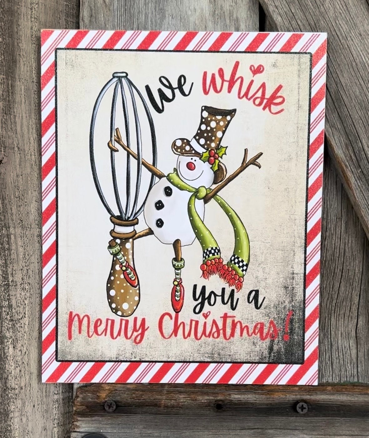 We Whisk You A Merry Christmas , Christmas Sign, Christmas Decor, Christmas Wall Art