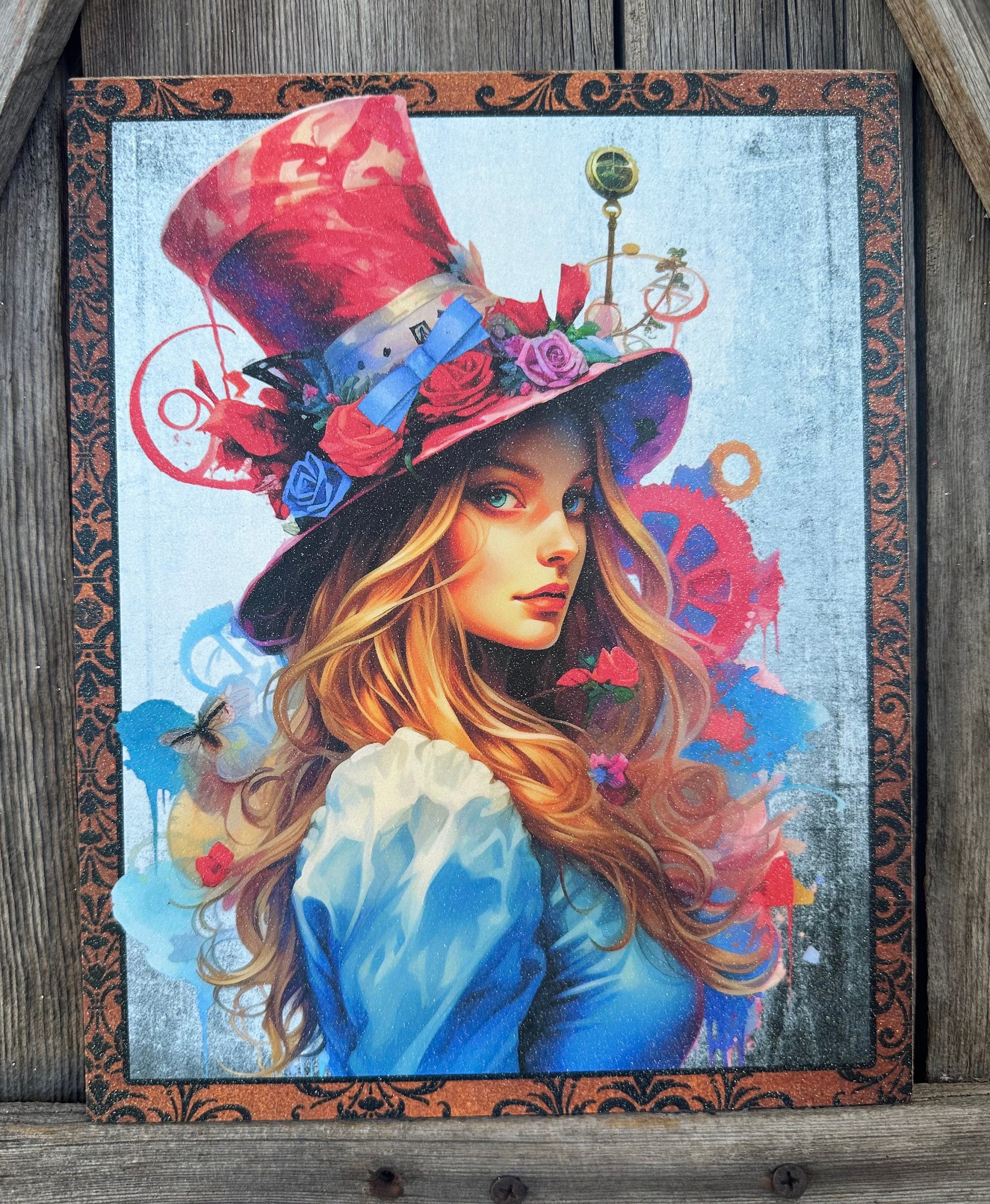 Alice with Hat, Everyday Sign, Motivational Decor, Motivational Wall Art