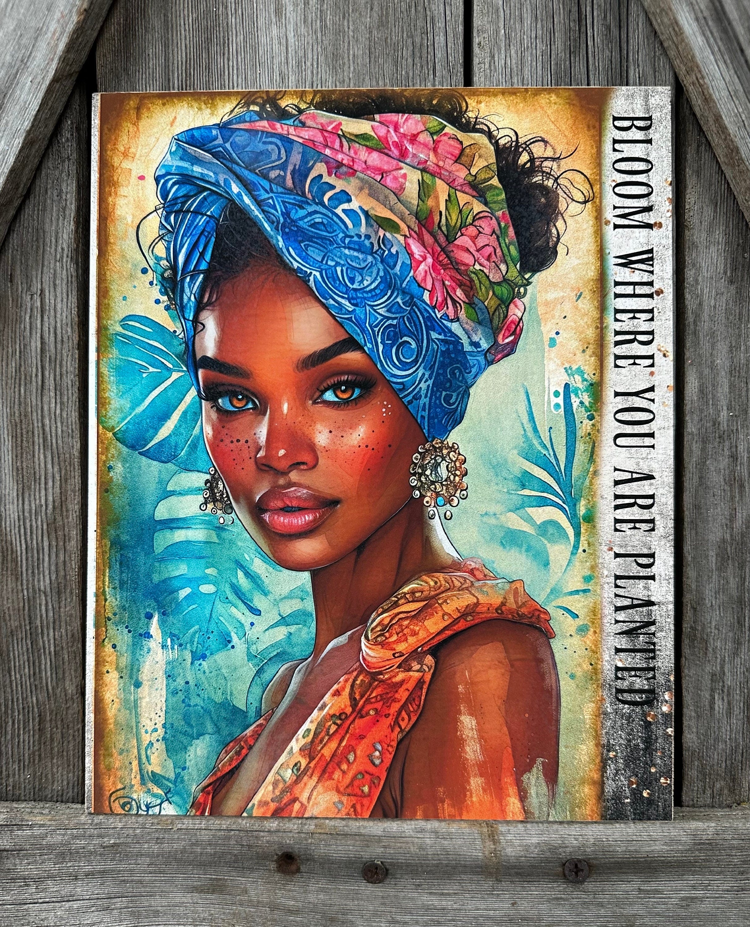 Bloom Where You Are Planted, Everyday Sign, Motivational Decor, Motivational Wall Art