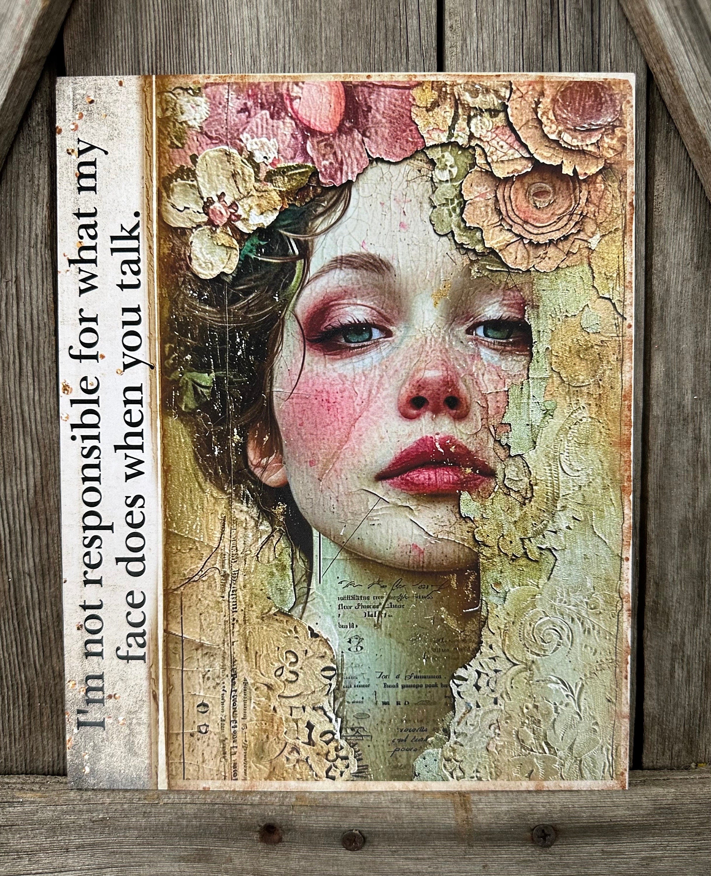 I’m Not Responsible, Everyday Sign, Motivational Decor, Motivational Wall Art