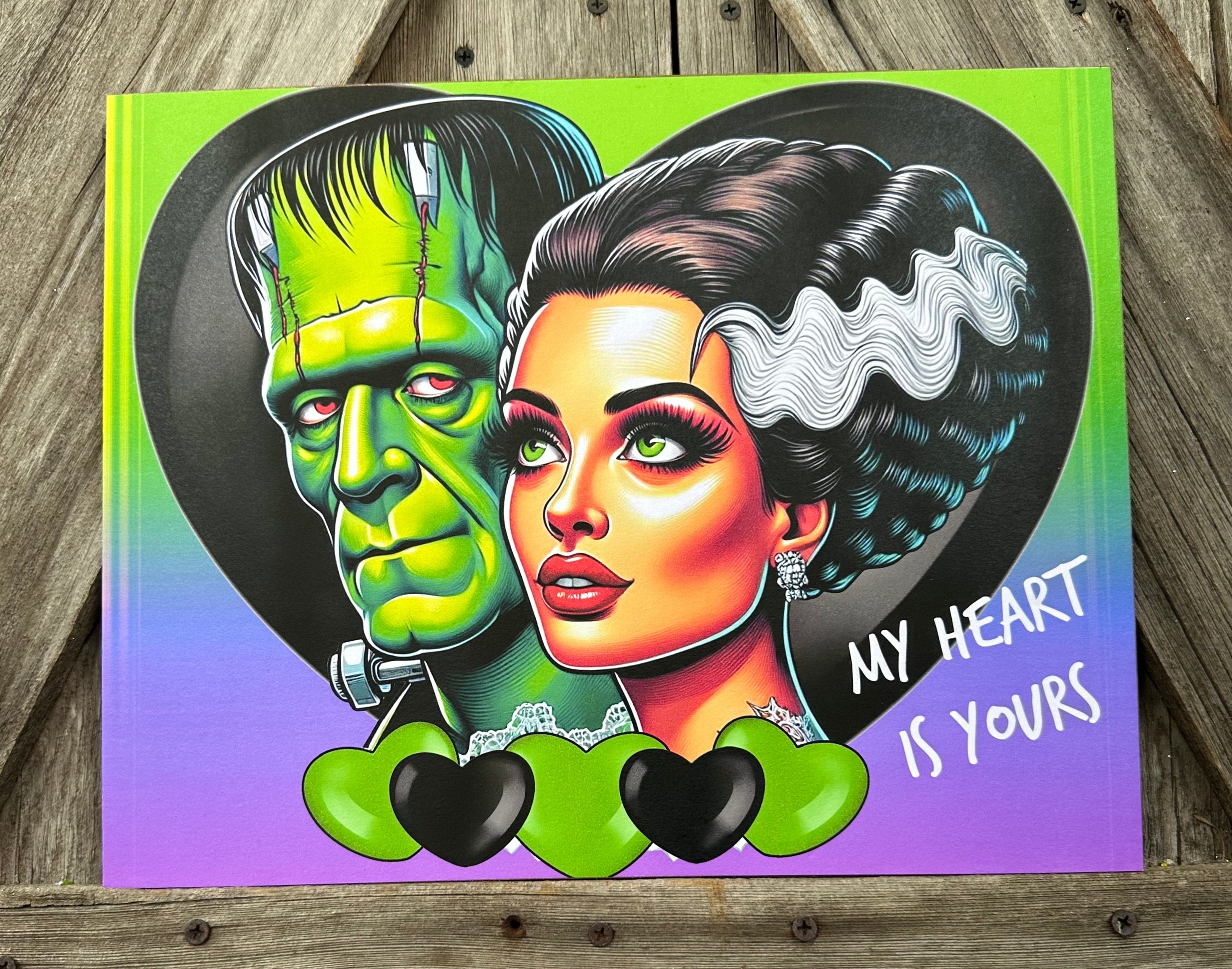 My Heart Is Yours, Halloween Sign, Halloween Decor, Halloween Wall Art