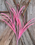 Bright Pink Paper Grass Glitter Spray