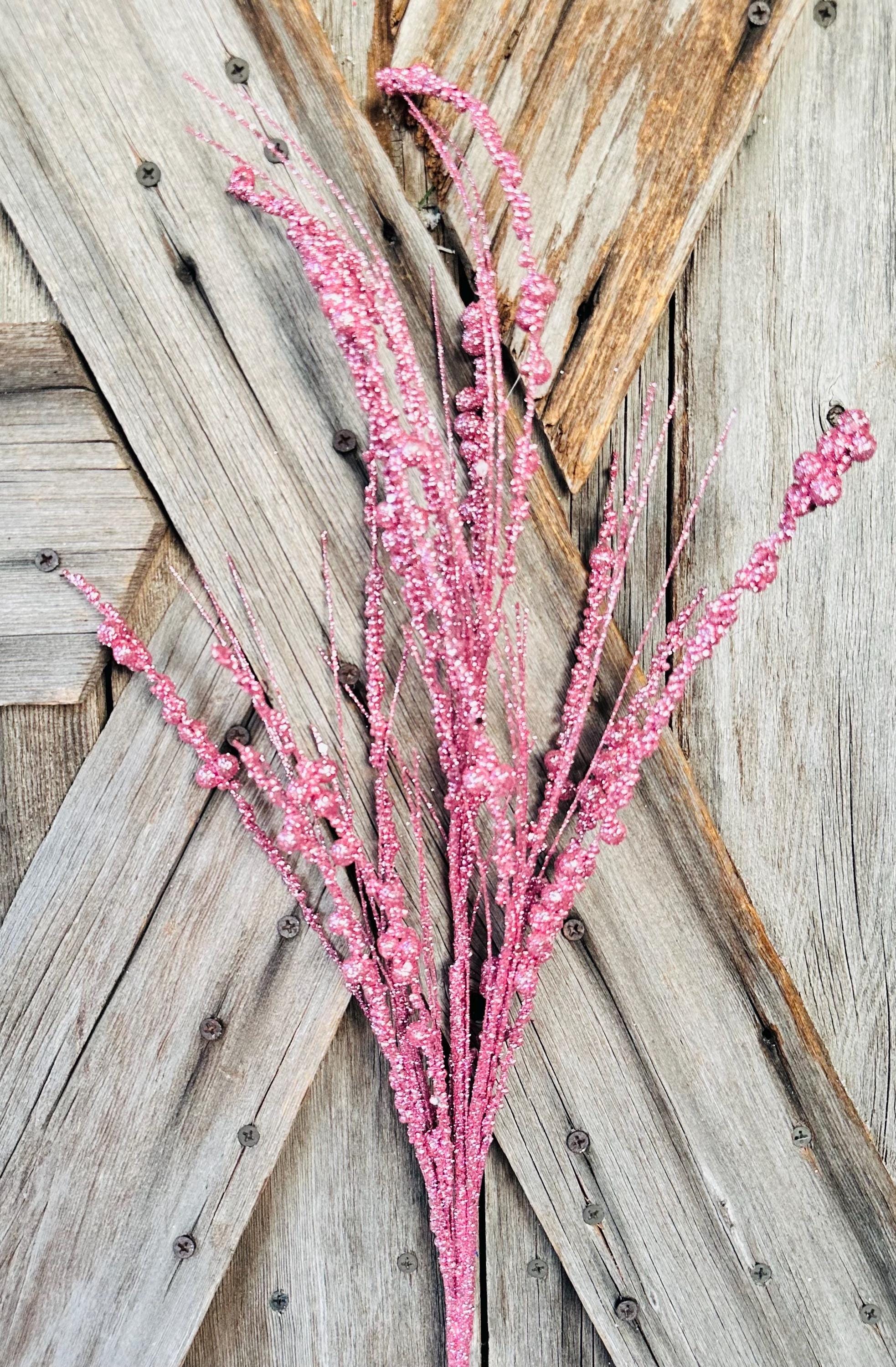 Pink Glitter Wispy Spray