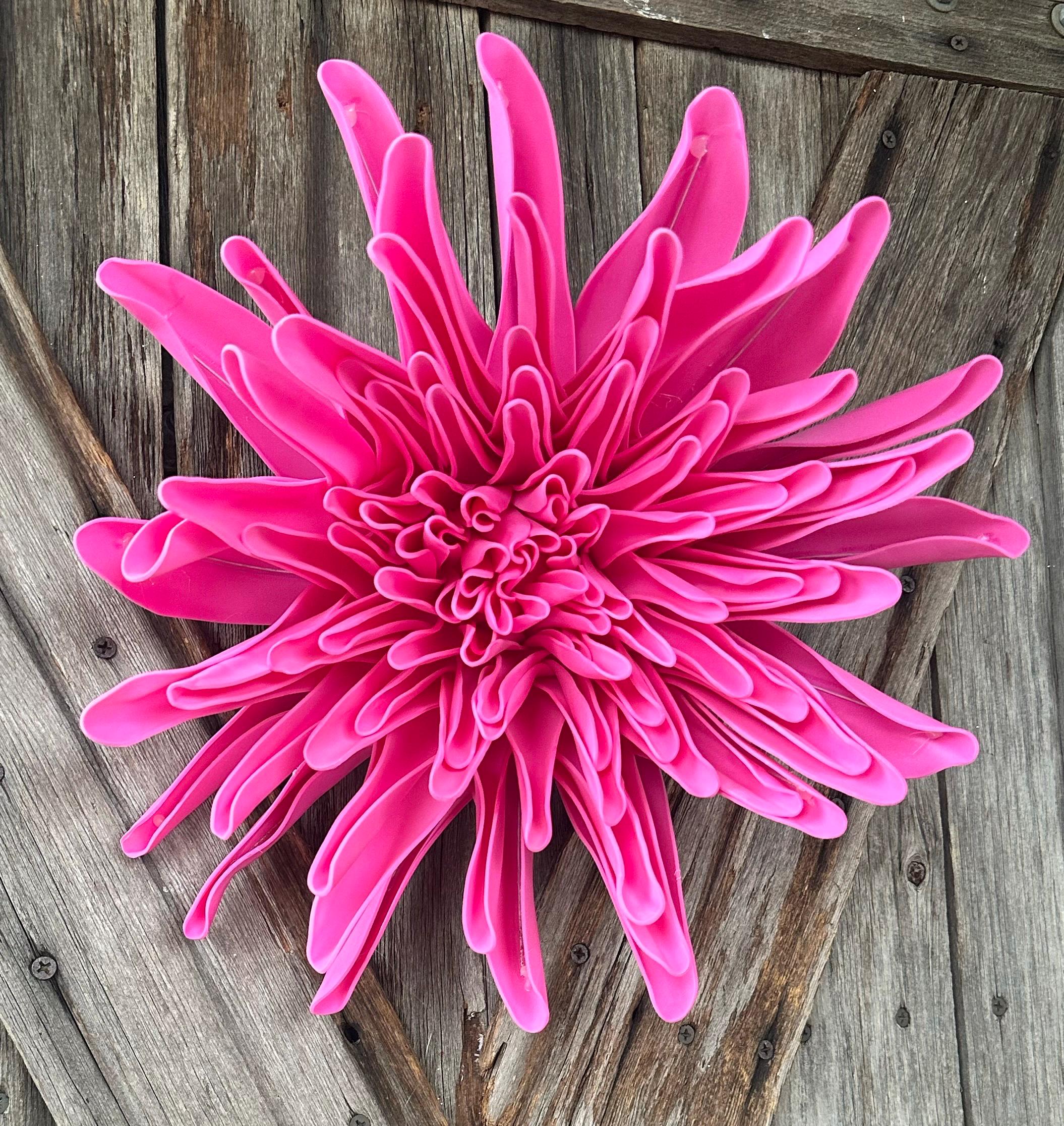 14 Inch Pink Foam Flower
