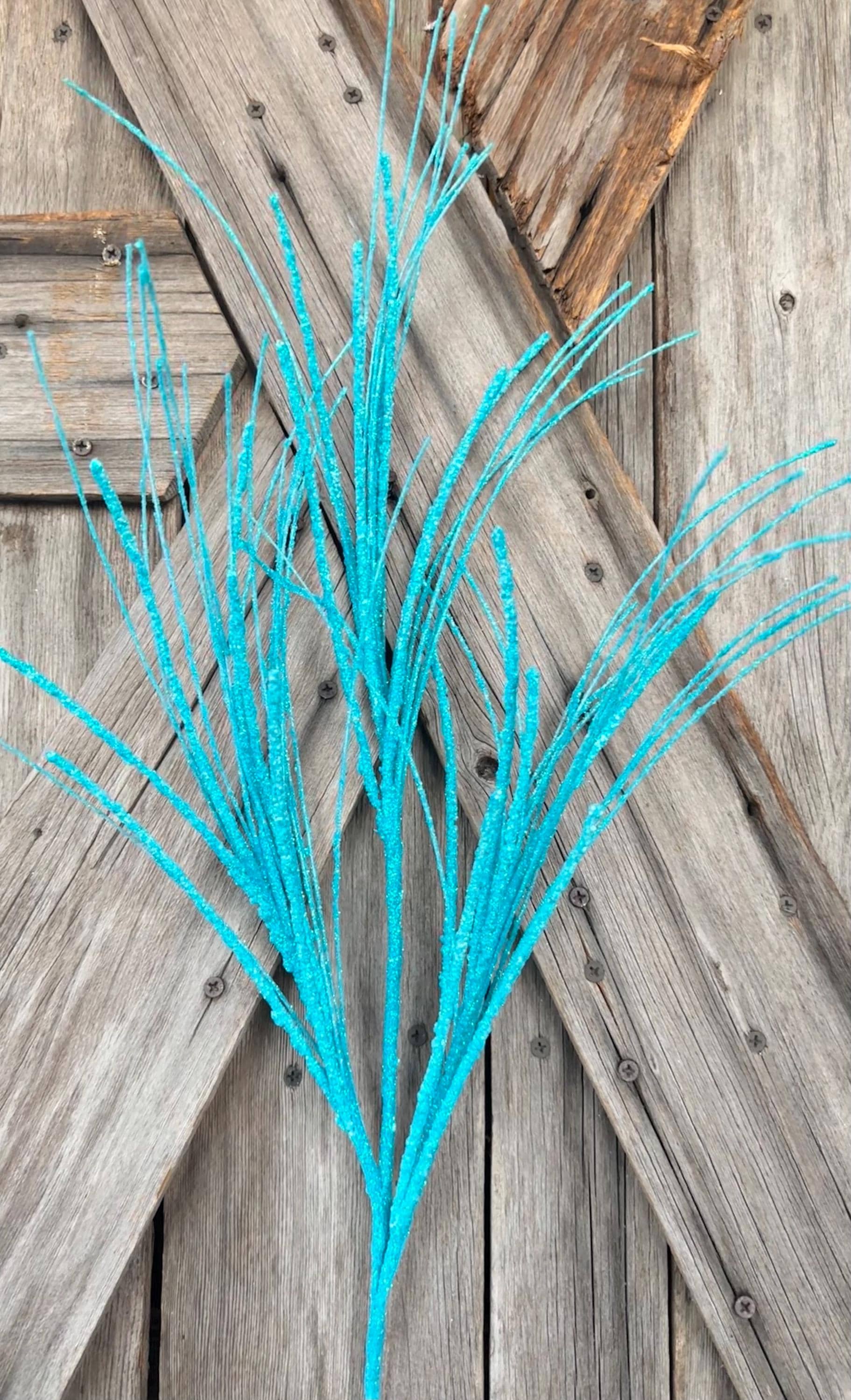 Blue Glitter Wispy Spray