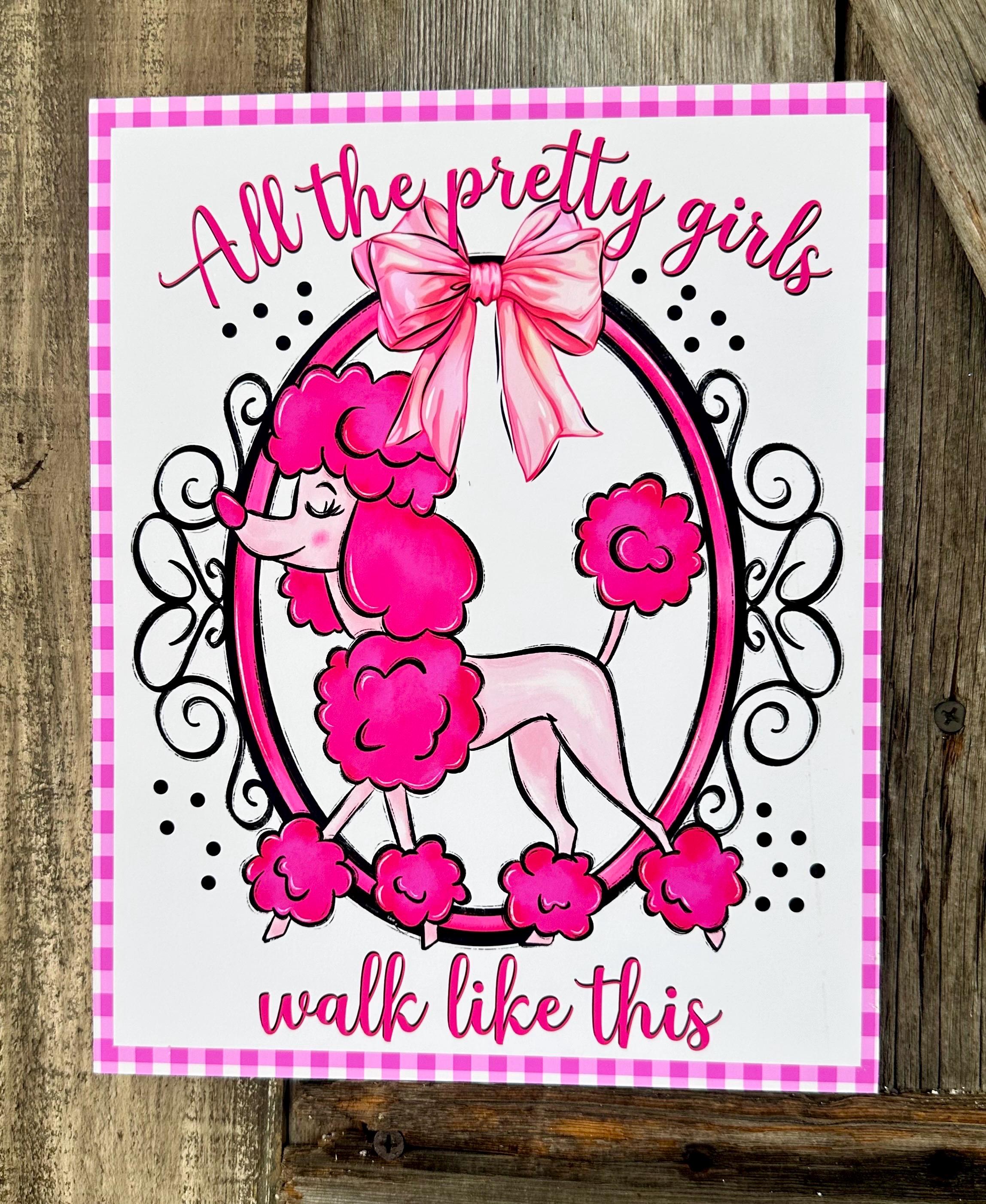 Poodle Sign, Everyday Sign, Motivational Decor, Motivational Wall Art