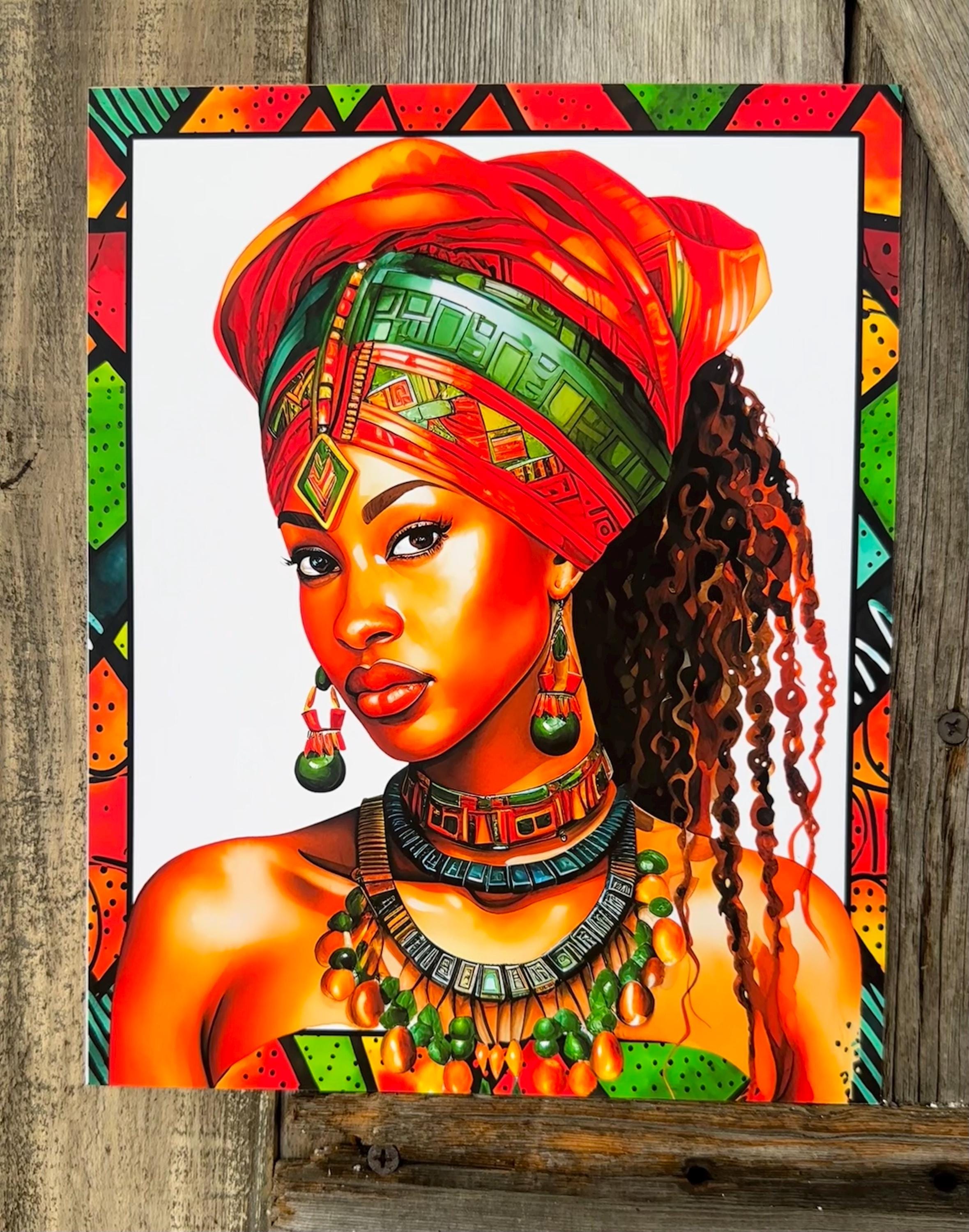 African Queen, Everyday Sign, Motivational Decor, Motivational Wall Art