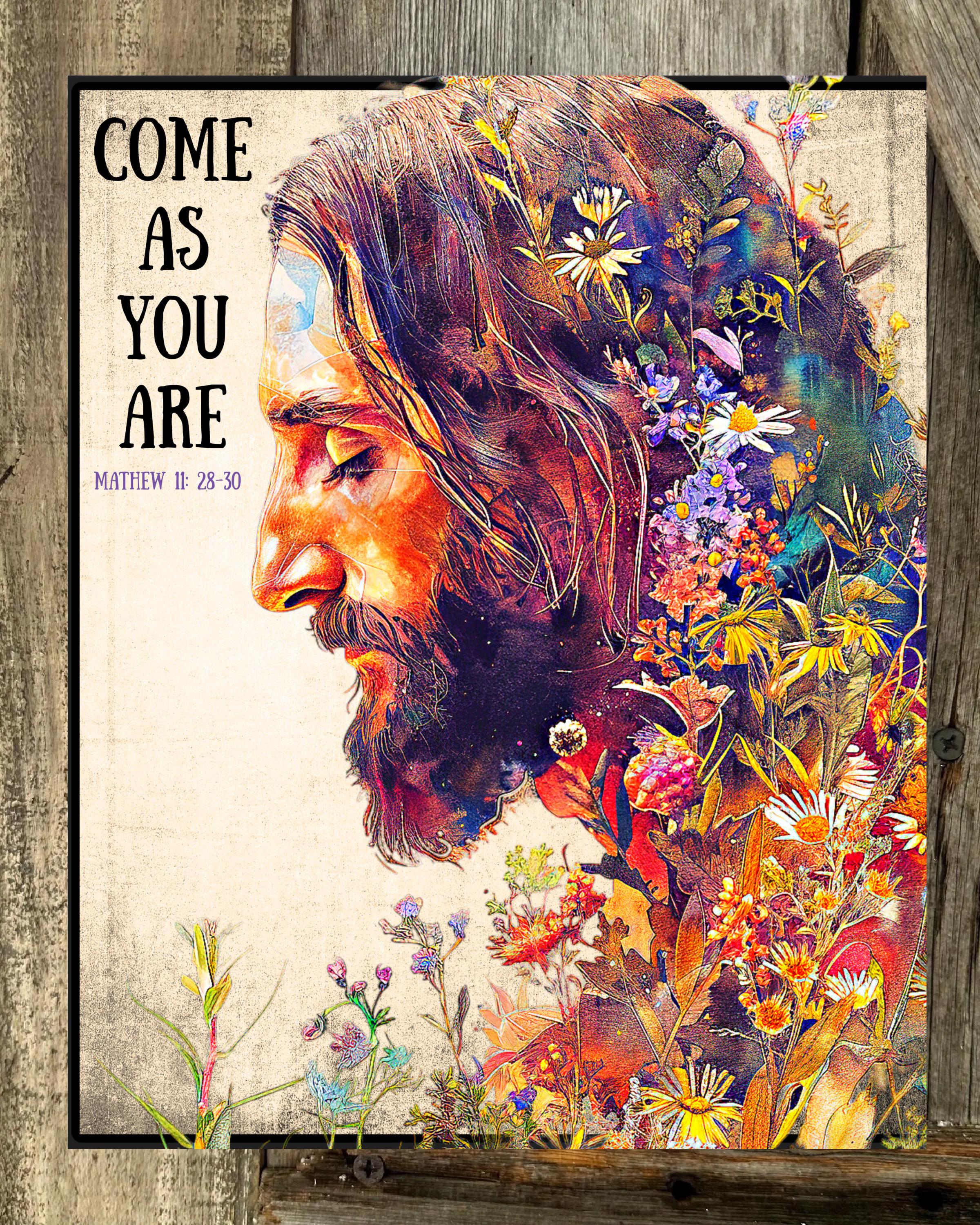 Come As You Are, Easter Sign, Easter Decor, Spring Sign