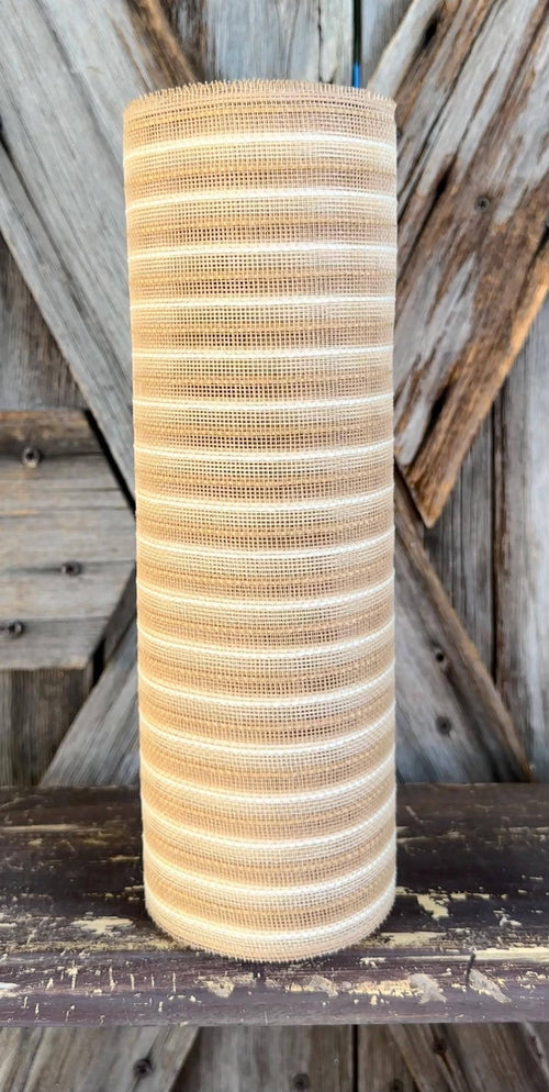 10 Yards, Fine Weave Natural Jute Mesh