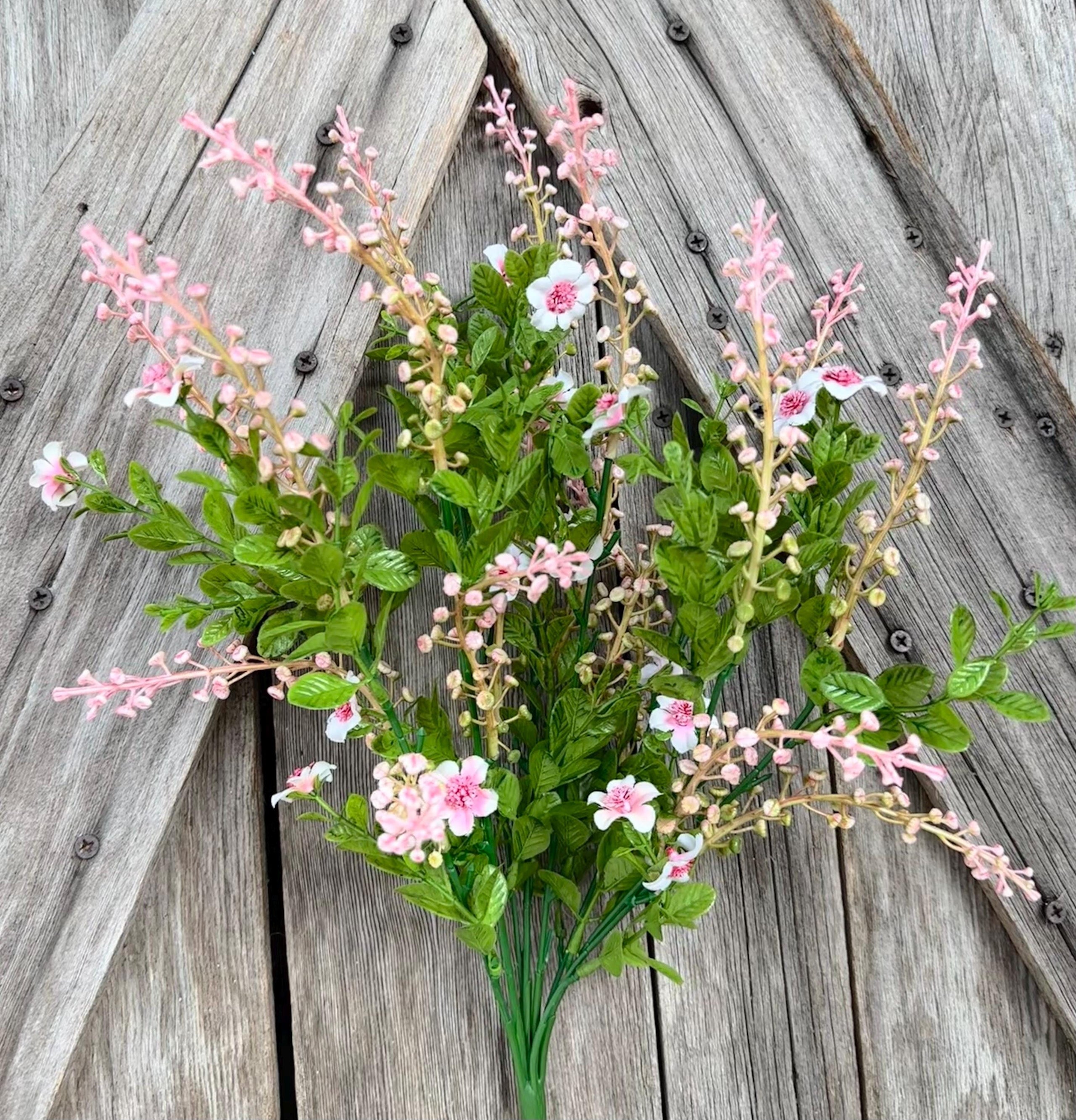 Pink Seed Bush, Wreath Supply, Floral