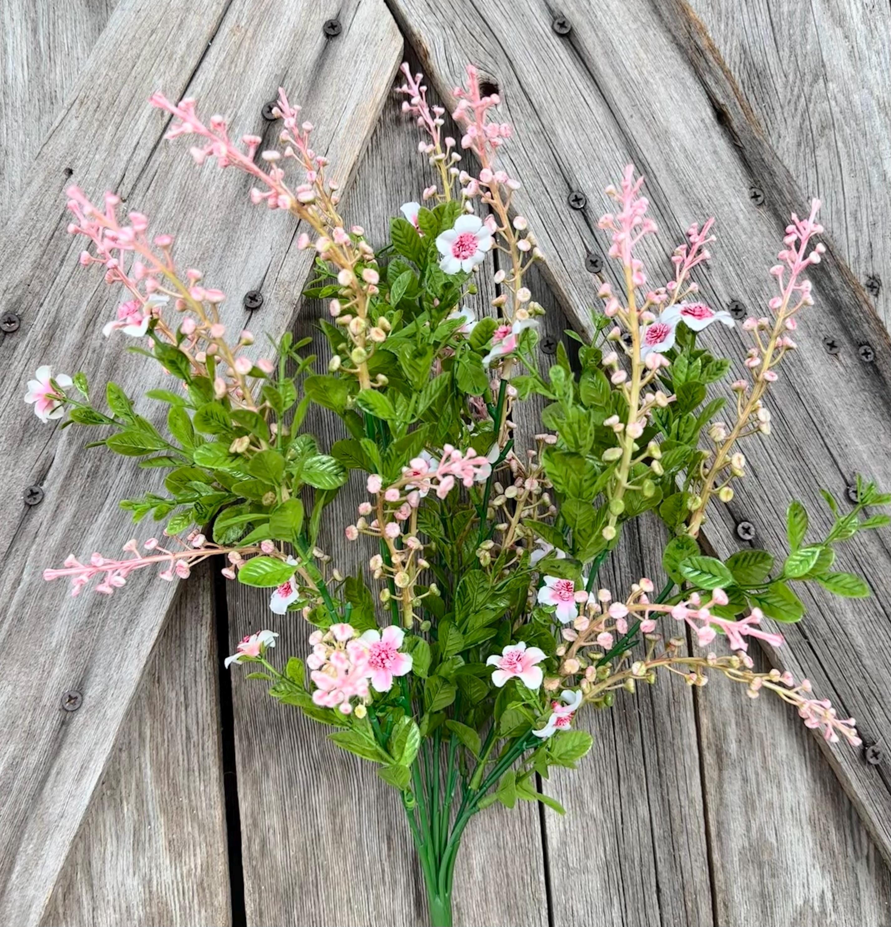 Pink Seed Bush, Wreath Supply, Floral