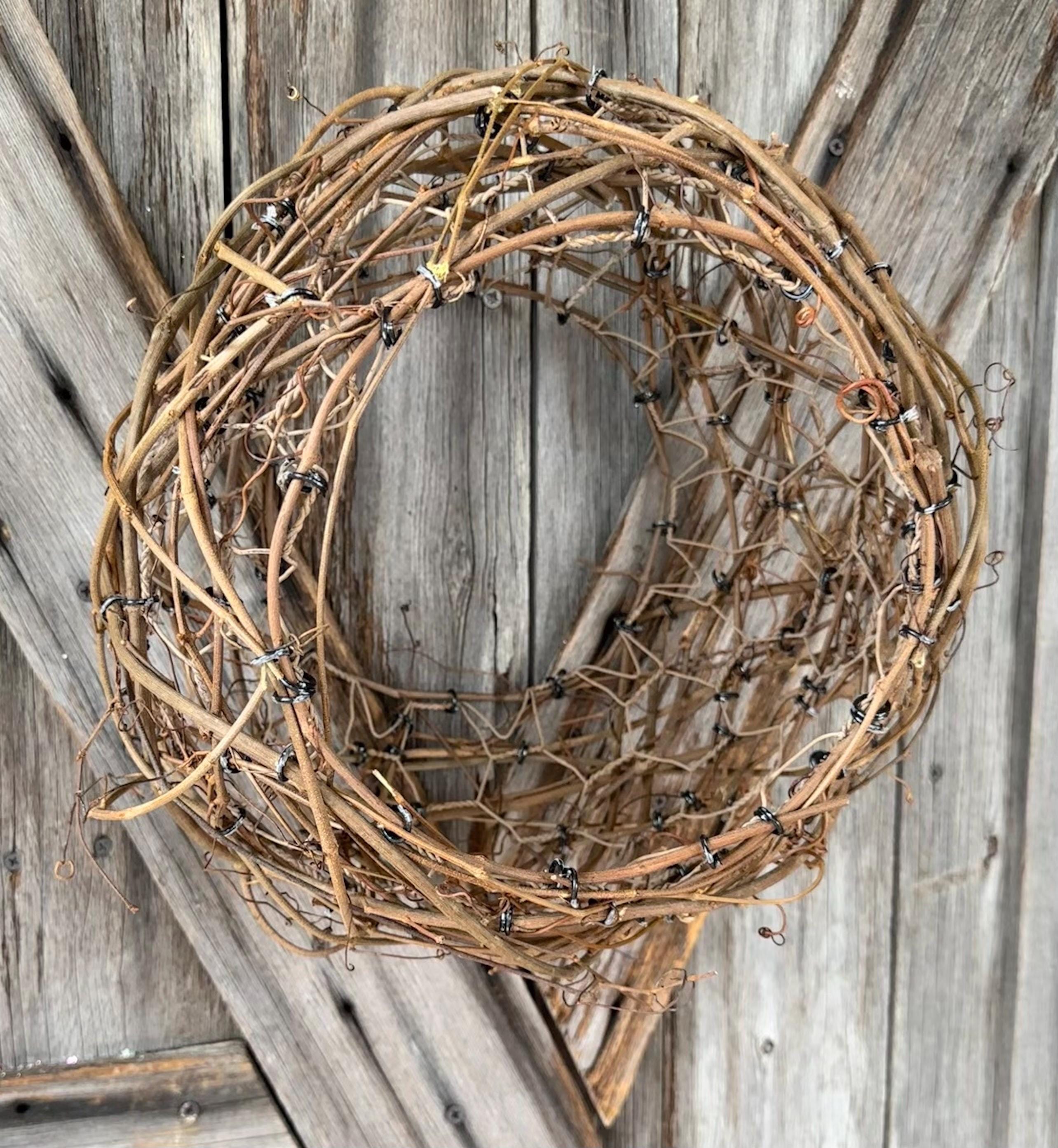 Grapevine Basket, 12 Inches, Wreath Supply