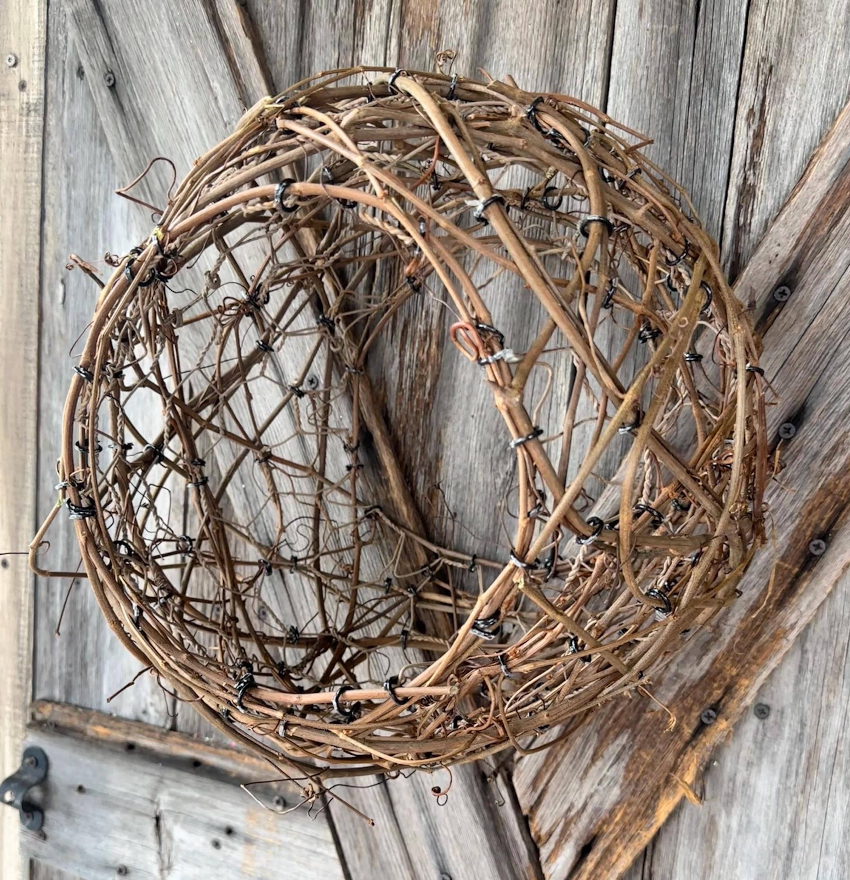 Grapevine Basket, 12 Inches, Wreath Supply