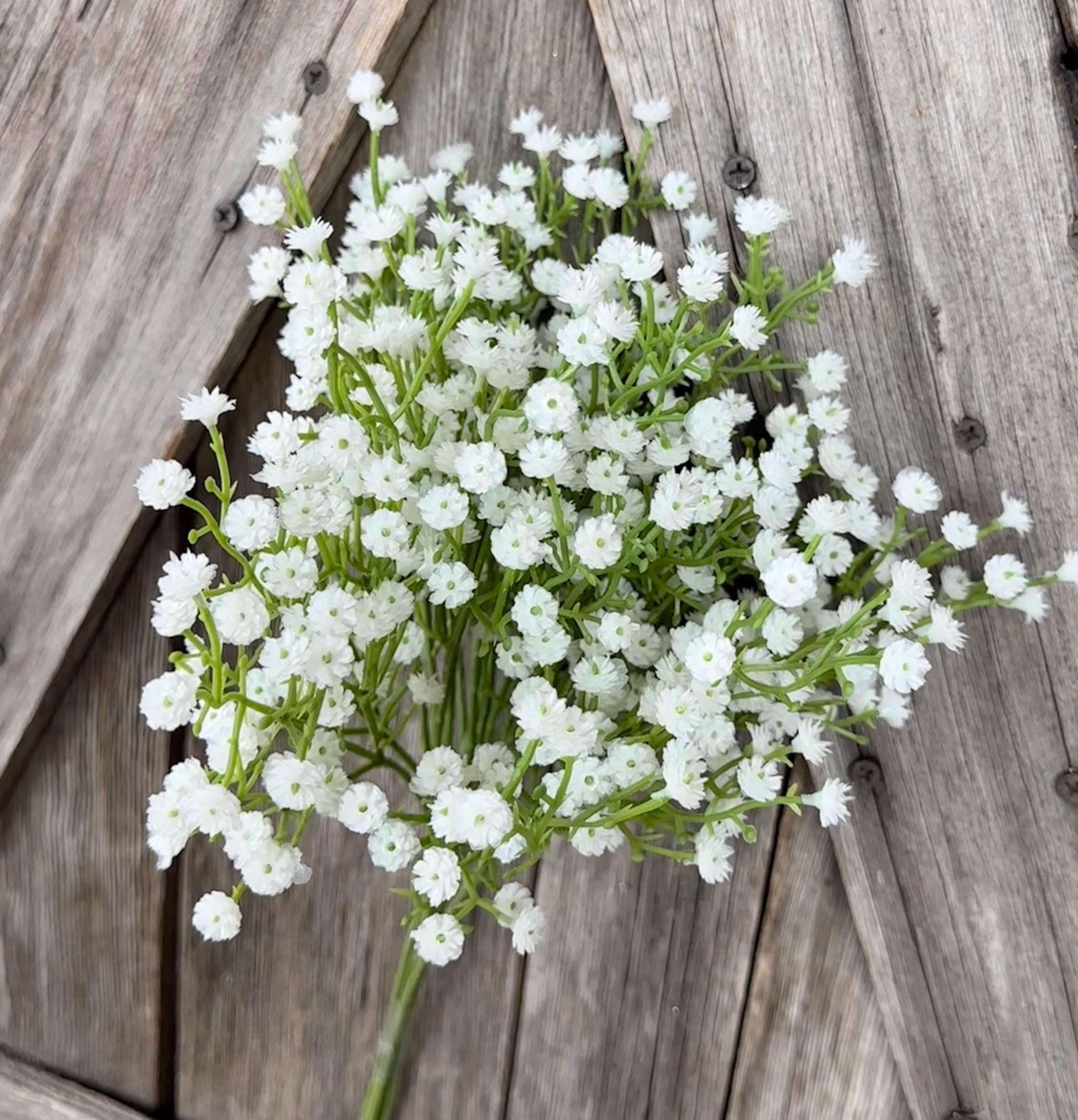 White Gypso Spray Bundle , Wreath Supply, Floral