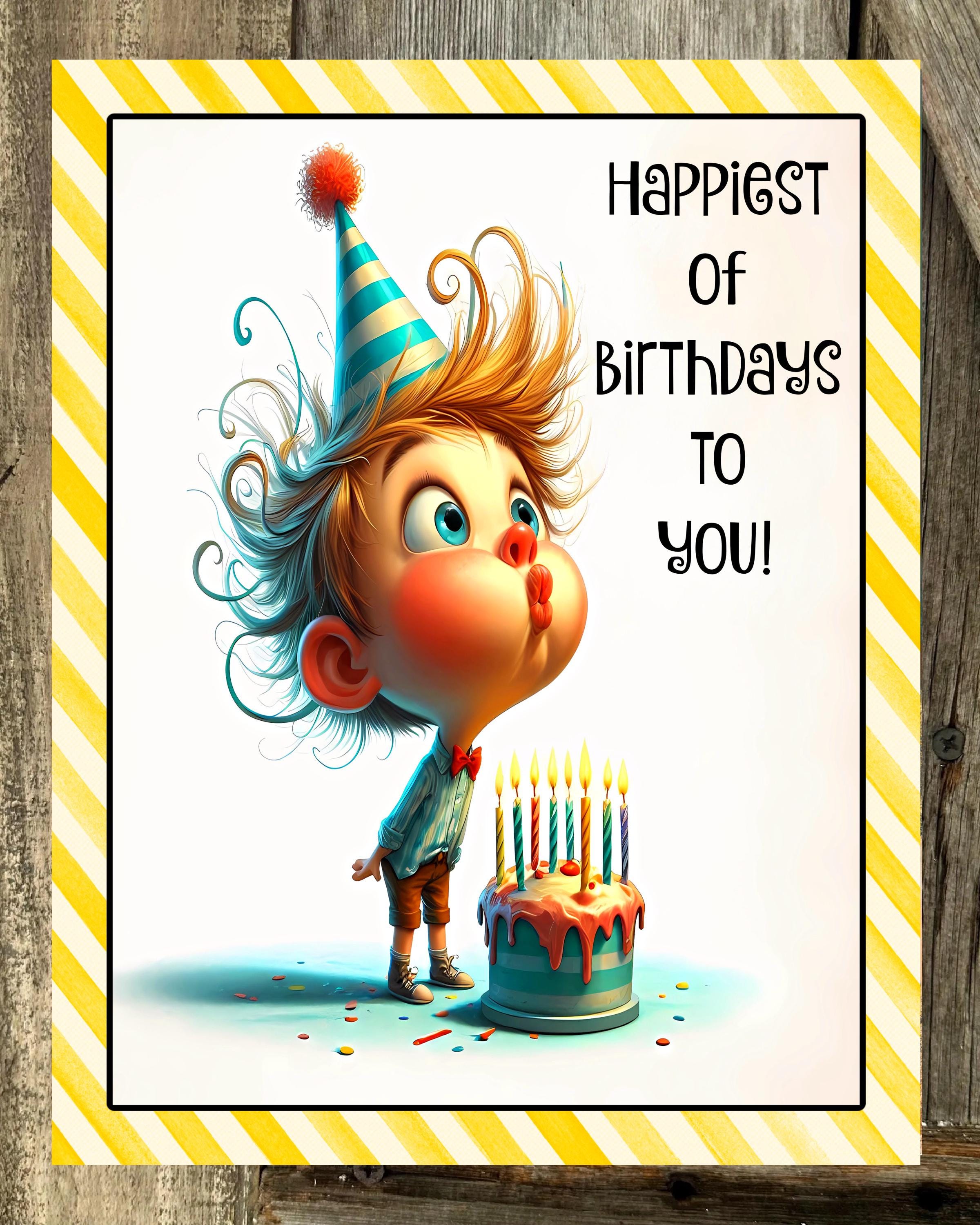 Happiest Of Birthdays To you Sign, Everyday Sign, Motivational Decor, Motivational Wall Art