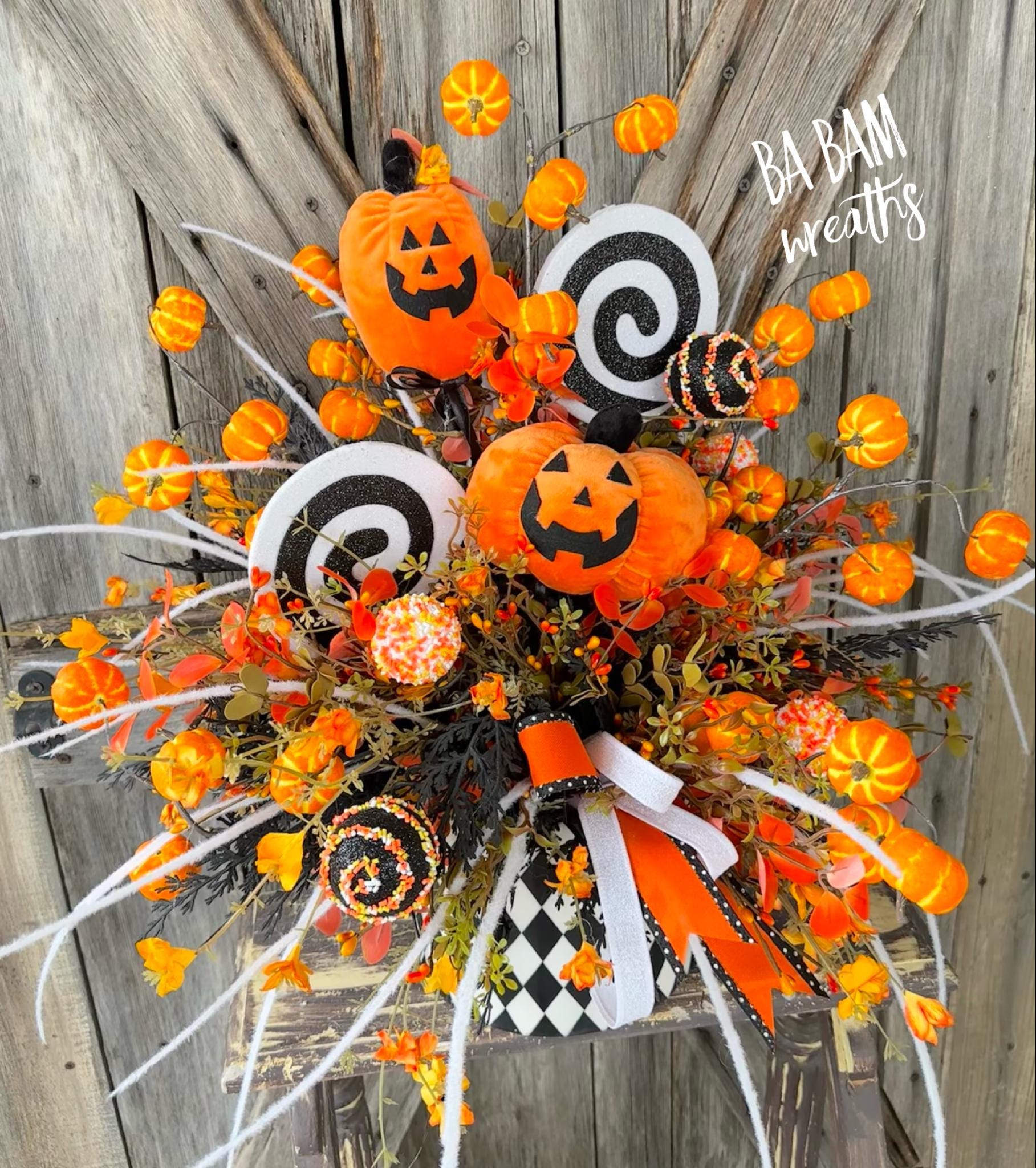 Halloween Centerpiece, Halloween Arrangement, Pumpkin Centerpiece, Pumpkin Arrangement, Floral Arrangement