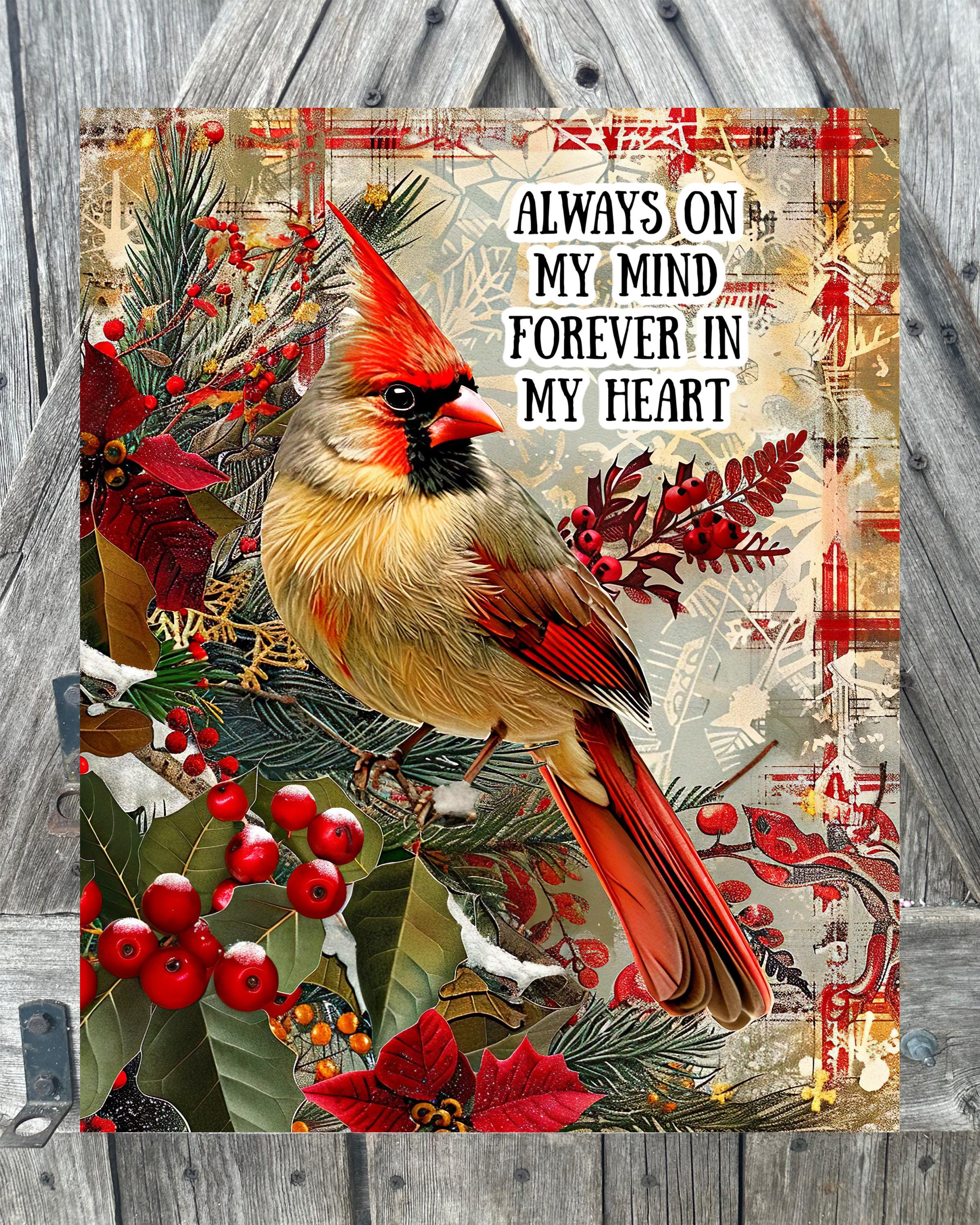 Always On My Mind, Christmas Sign, Christmas Decor, Christmas Wall Art