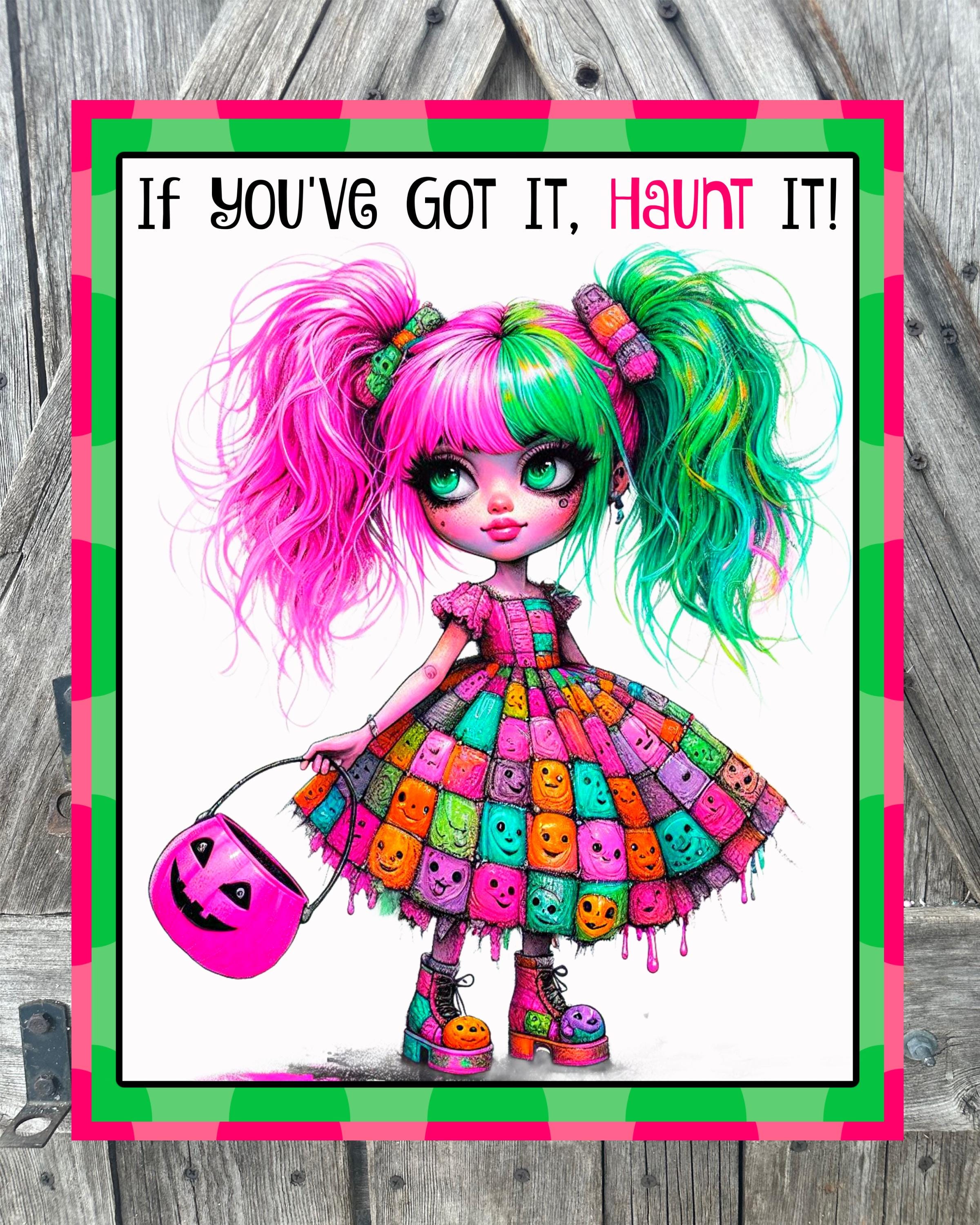 If You've Got It Haunt It, Halloween Sign, Halloween Decor, Halloween Wall Art