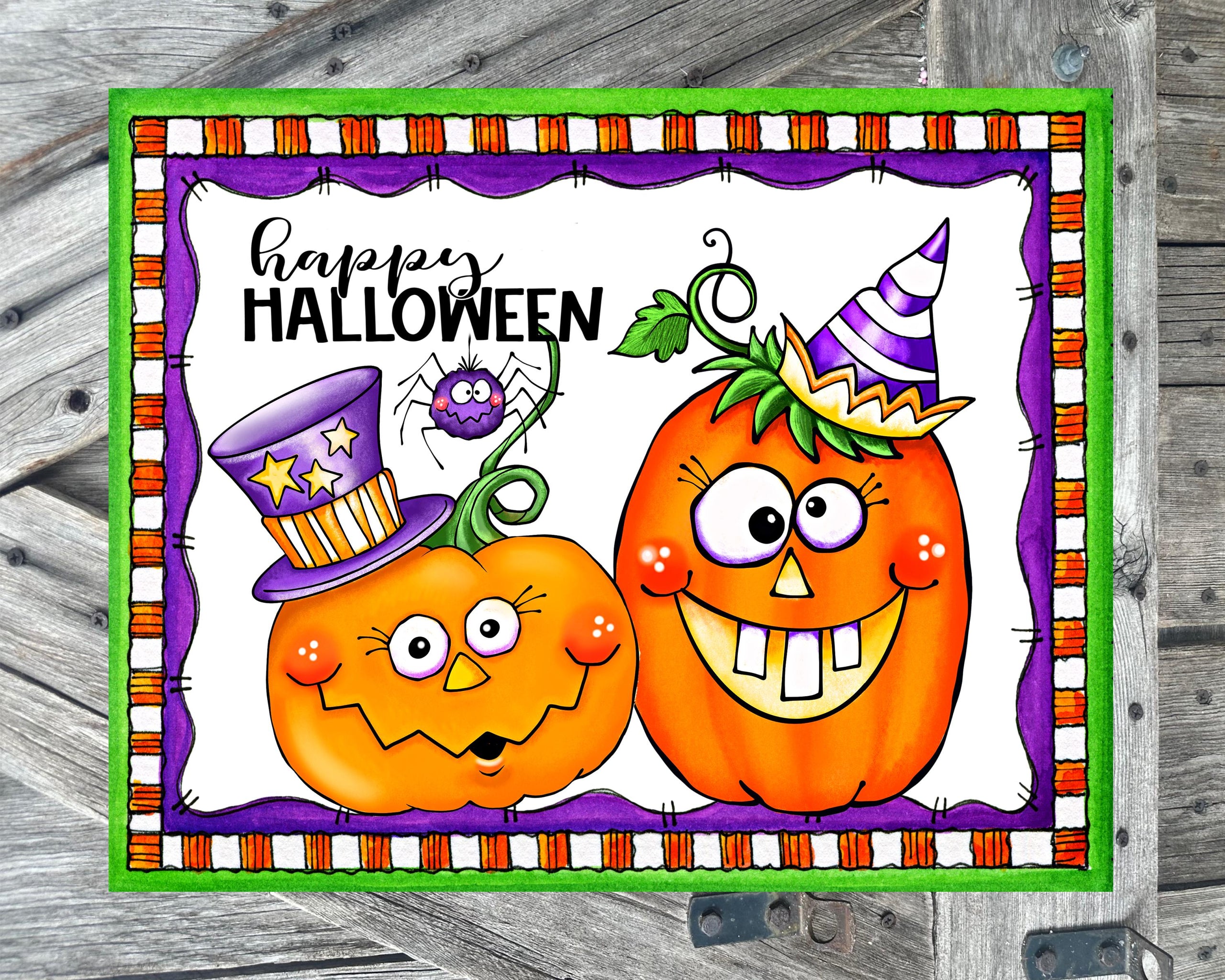 Happy Halloween Party Pumpkins, Halloween Sign, Halloween Decor, Halloween Wall Art
