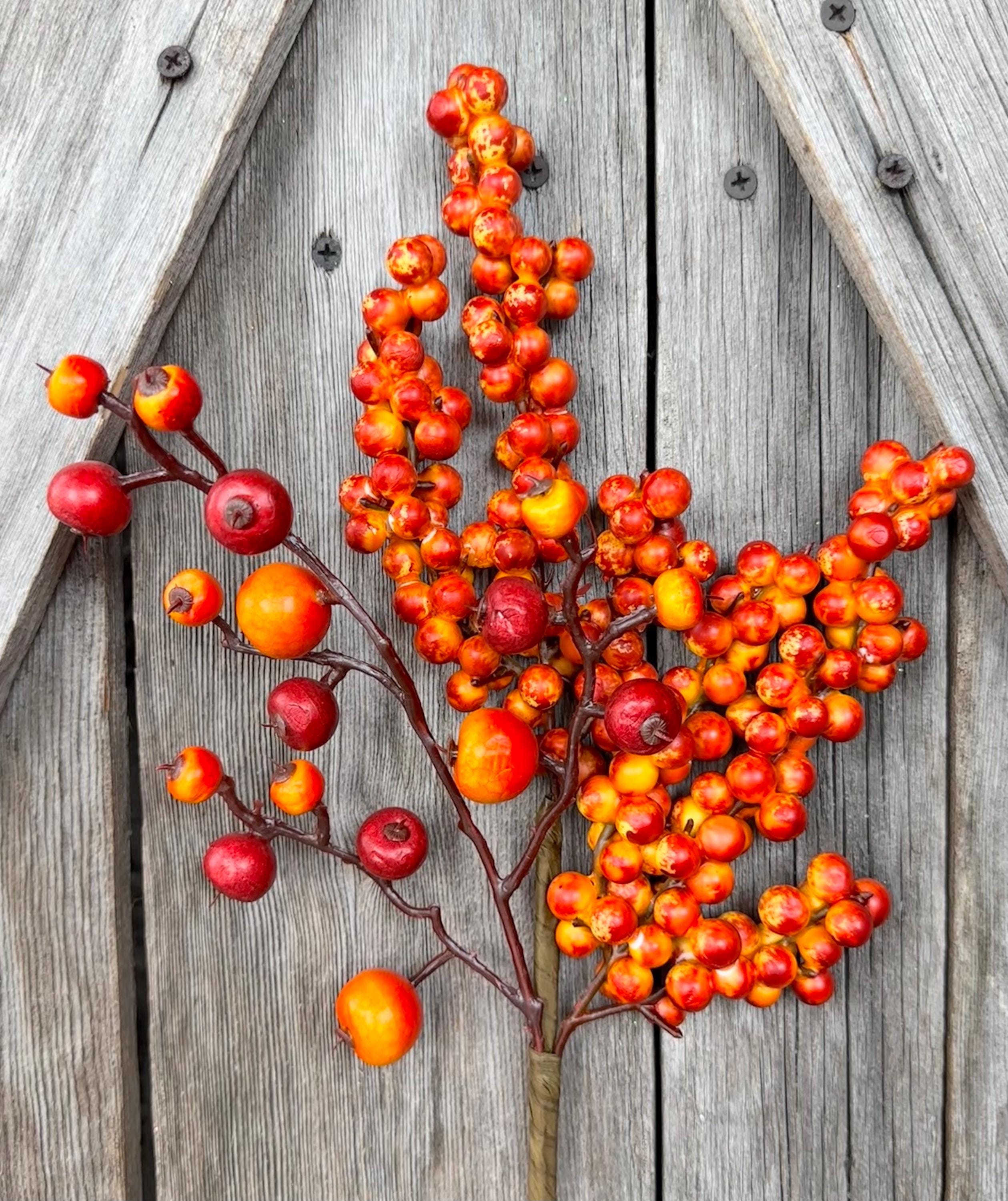 Autumn Berry Crab Apple Spray , Wreath Supply, Floral