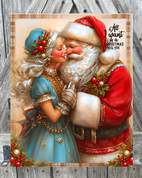 All I Want Is A Christmas With You, Christmas Sign, Christmas Decor, Christmas Wall Art