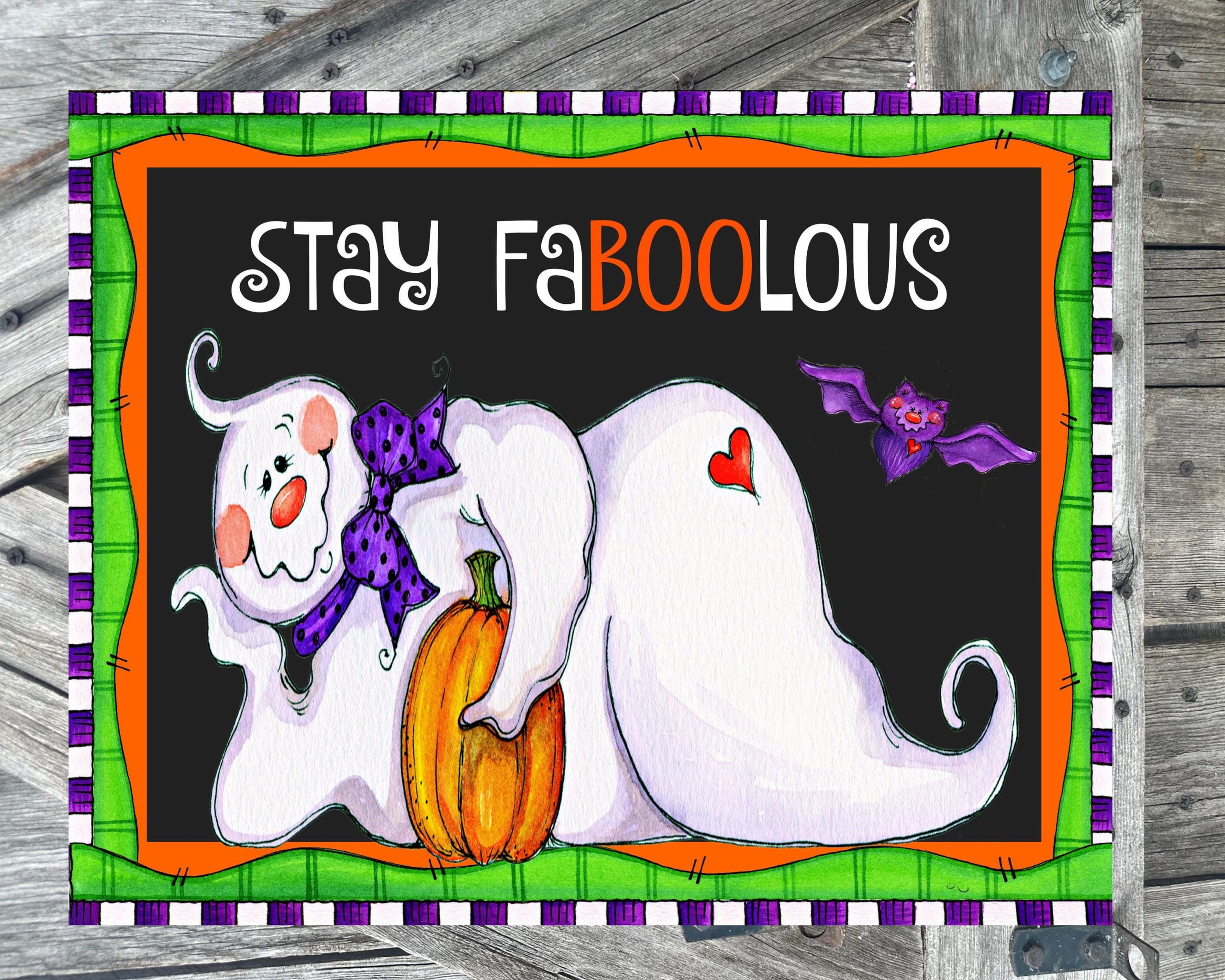 Stay Faboolous, Halloween Sign, Halloween Decor, Halloween Wall Art