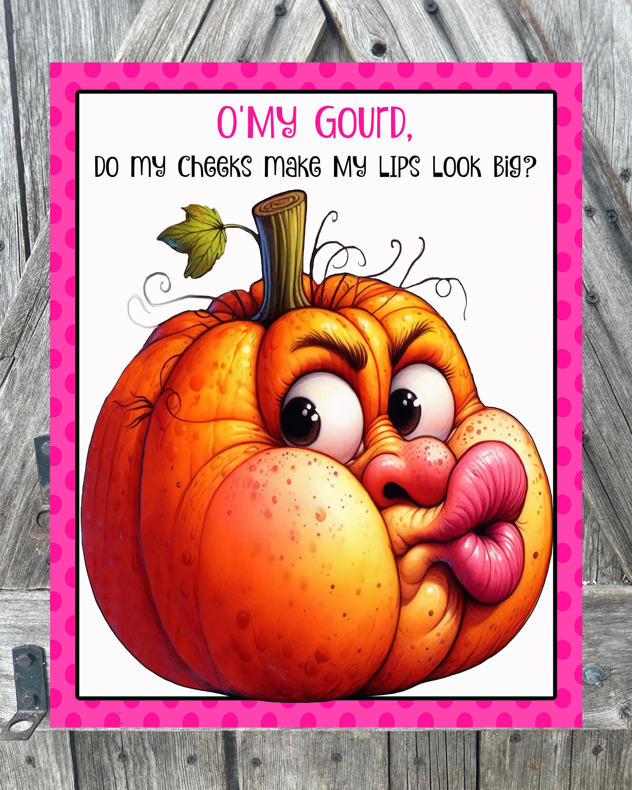 Make My Lips Look Big, Halloween Sign, Halloween Decor, Halloween Wall Art