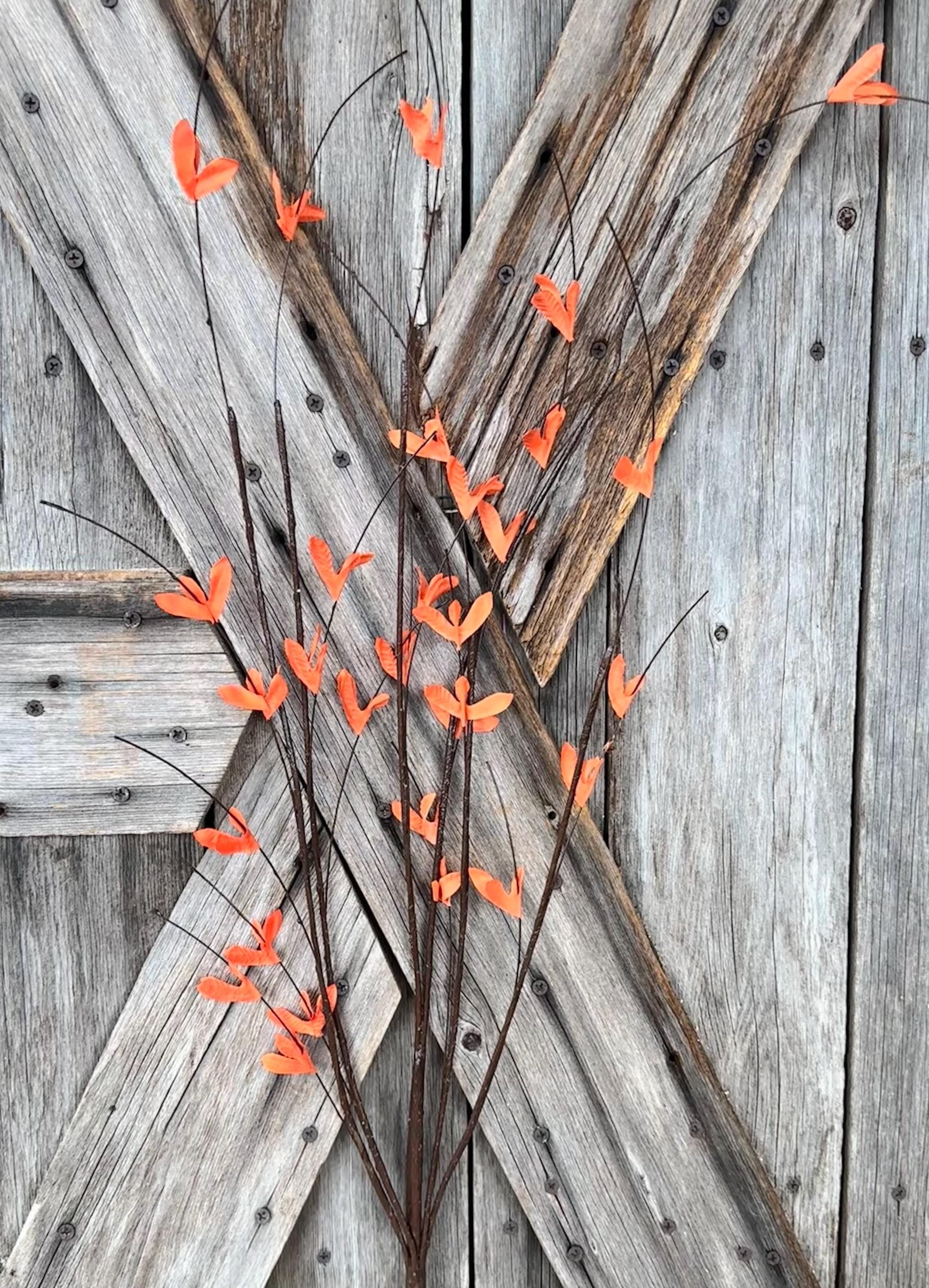 Twig Leaves Spray , Wreath Supply, Floral