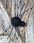 Frizzy Black Spider, 16 Inches