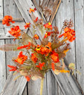 Autumn Sunflower Orange Bush , Wreath Supply, Floral