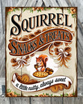 A Little Nutty, Autumn Sign, Autumn Decor, Autumn Wall Art