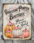 Glamour In Every Gourd, Autumn Sign, Autumn Decor, Autumn Wall Art