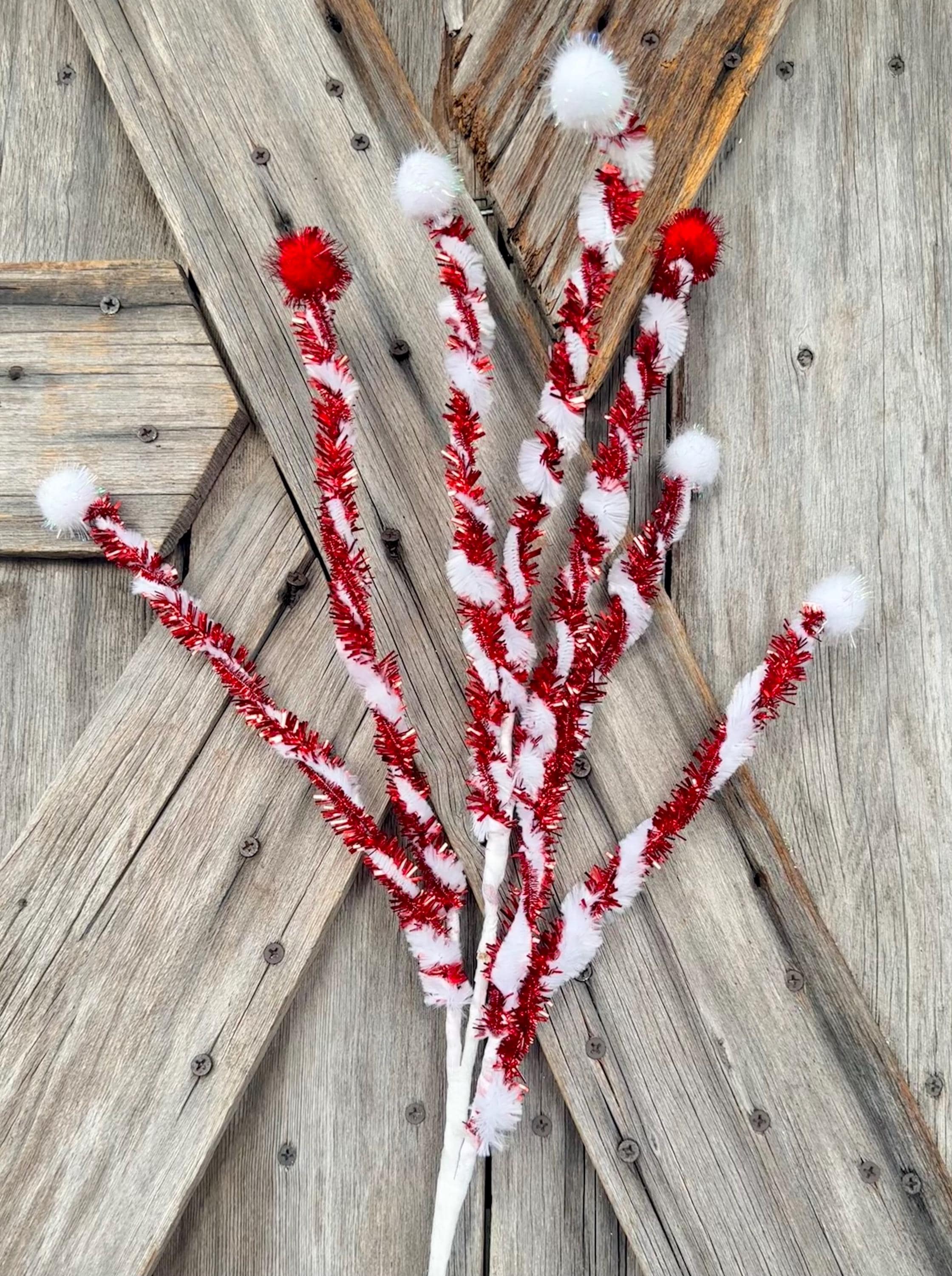 Red White Peppermint Stick Spray