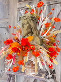 Autumn Centerpiece, Autumn Tabletop Design, Jesus Centerpiece