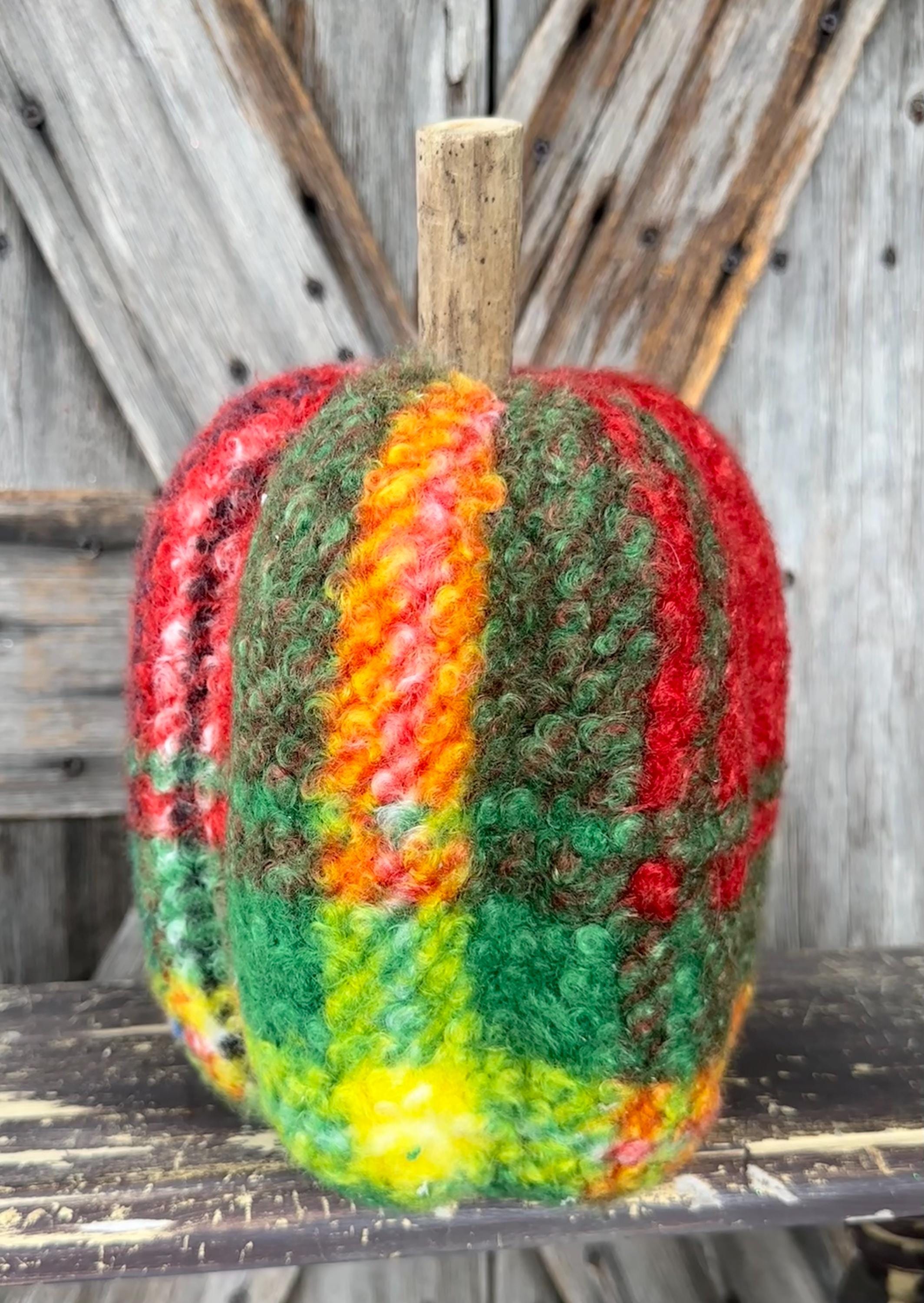 Preppy Plaid Pumpkin 10 Inches