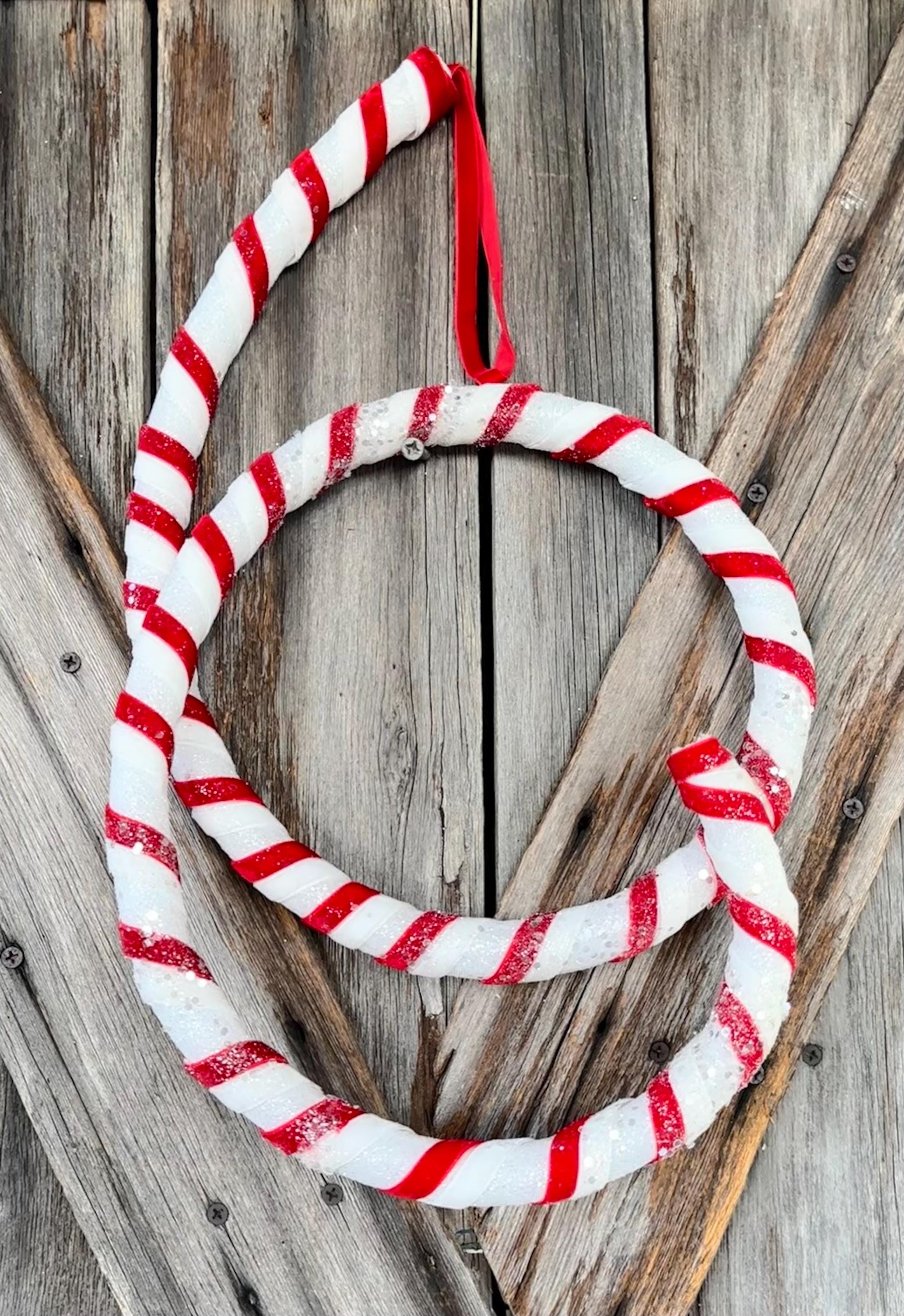 Peppermint Tube Garland, 5 Feet