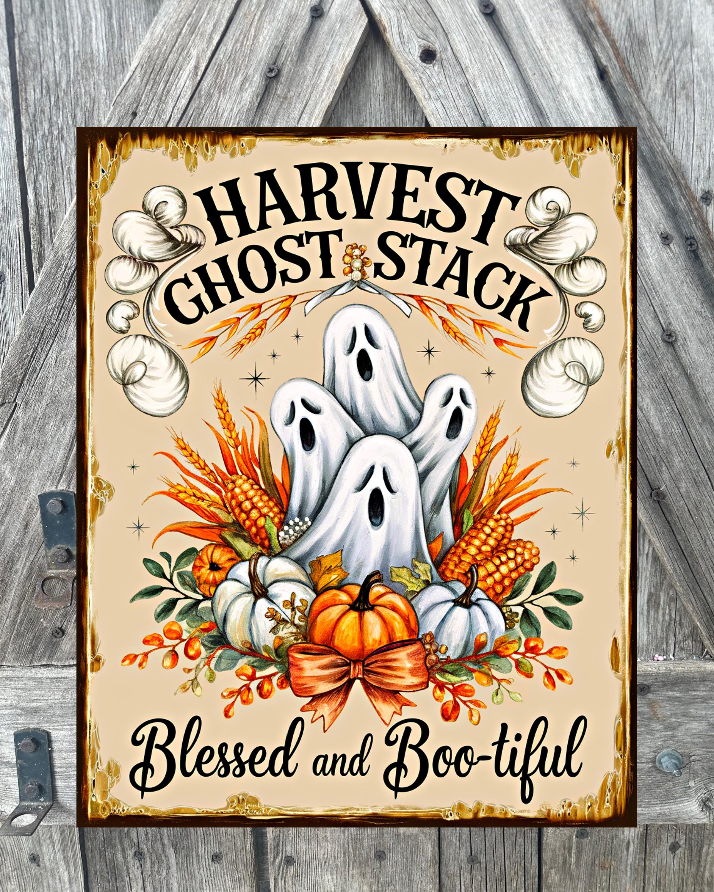 Blessed and Bootiful, Halloween Sign, Halloween Decor, Halloween Wall Art